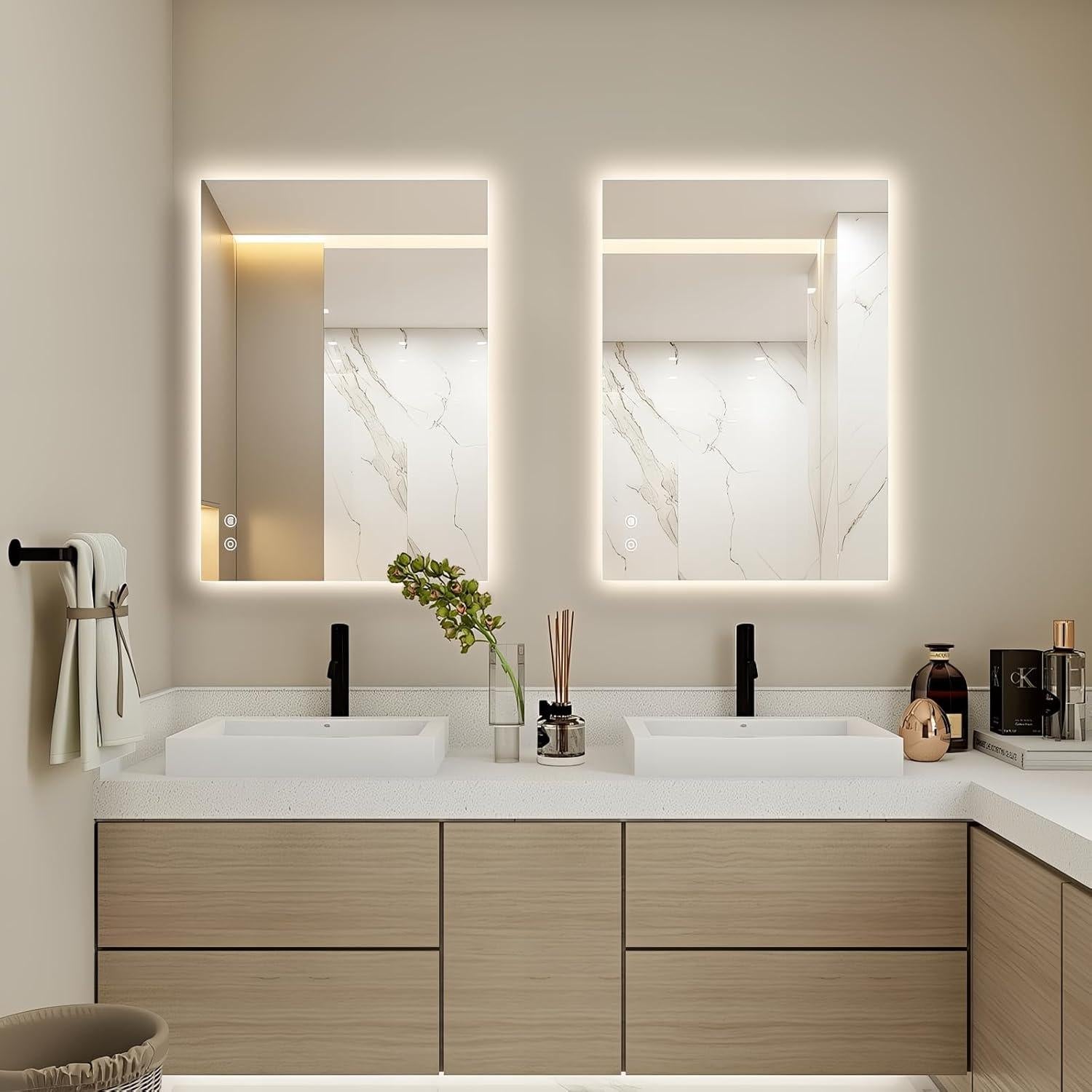 Espejo de Baño LED TheiaMo 50.8x71.1 cm Anti-vaho