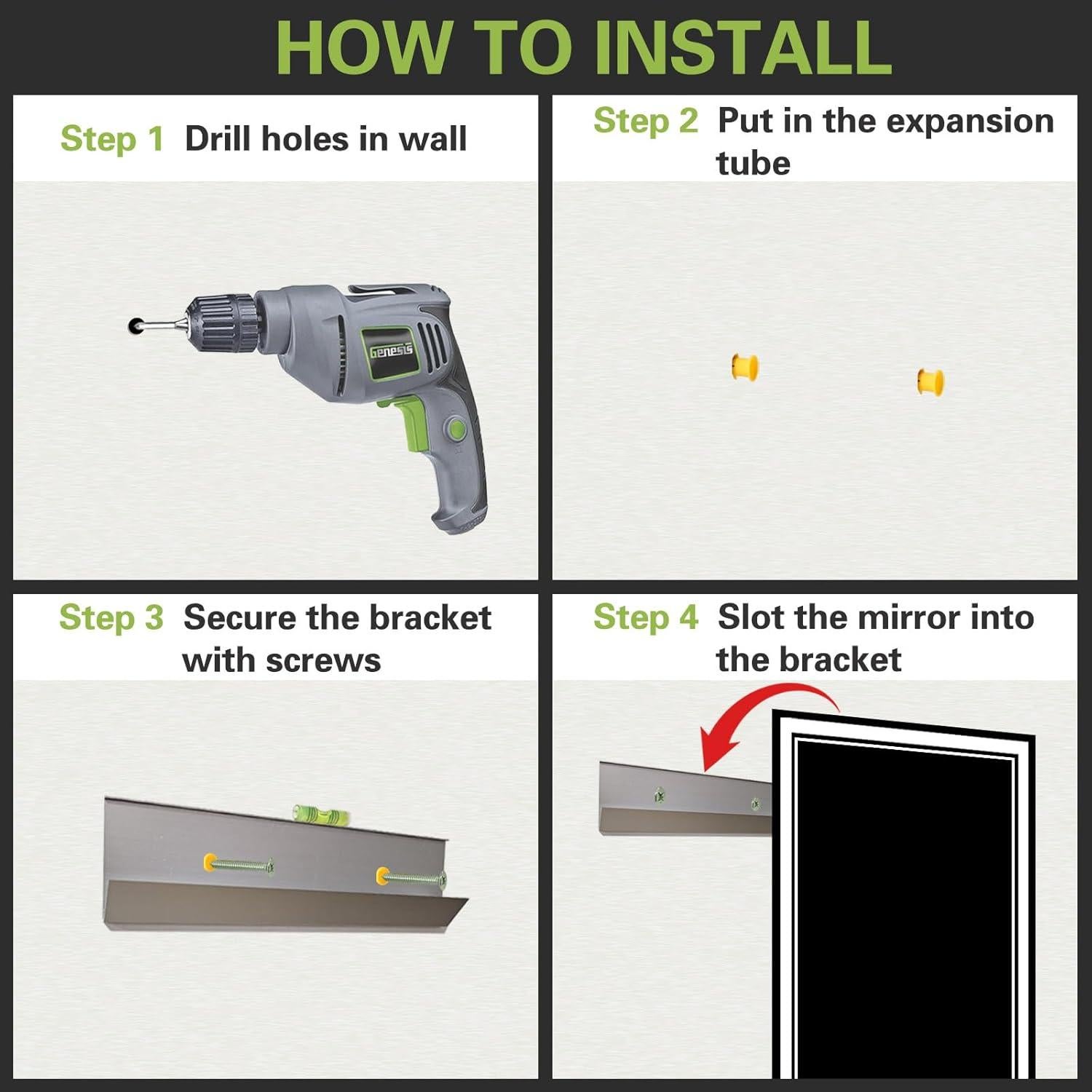 Espejo LED WUENLux 71x50 cm Antivaho Regulable Táctil