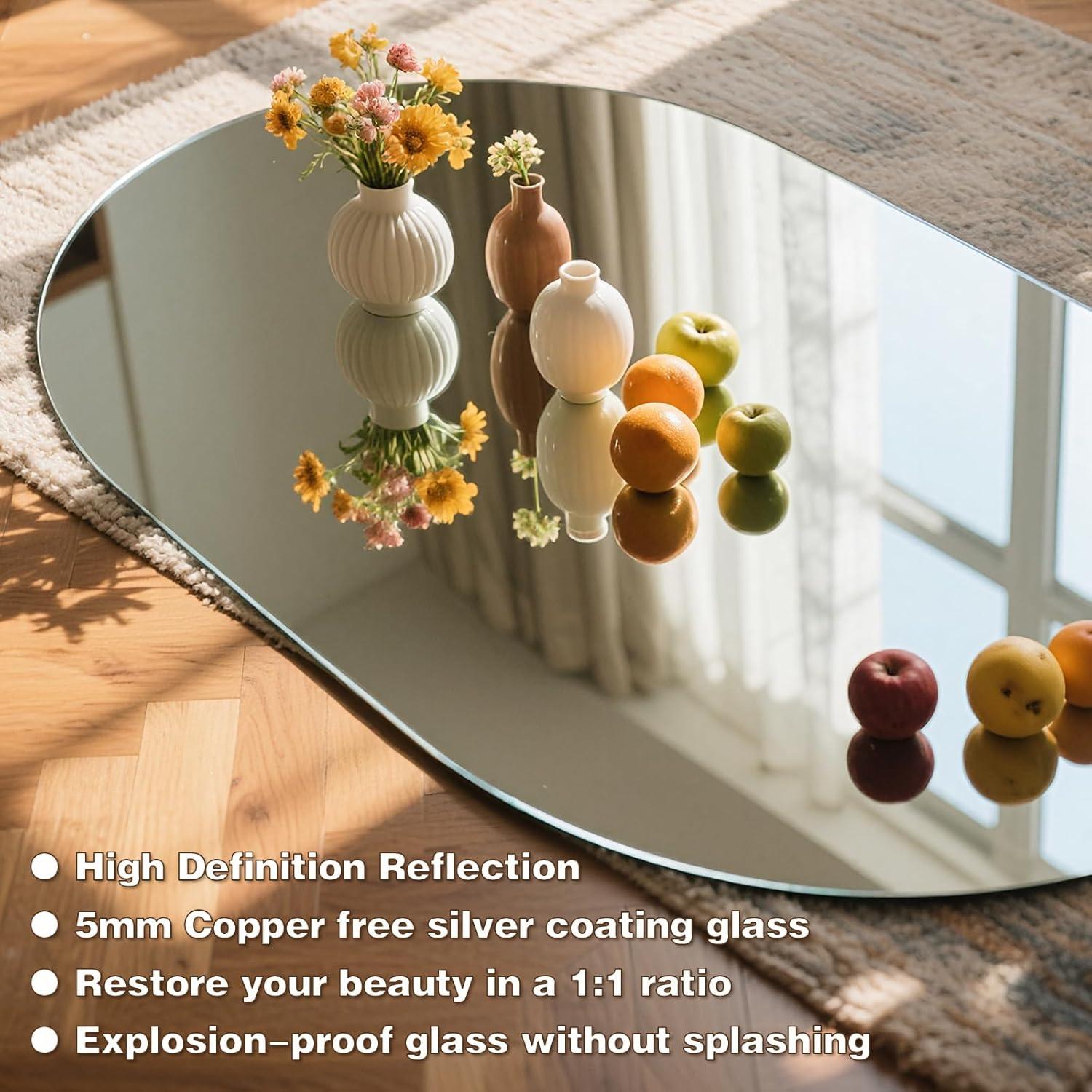 Espejo LED Ovalado TheiaMo 91x61cm Antivaho Regulable