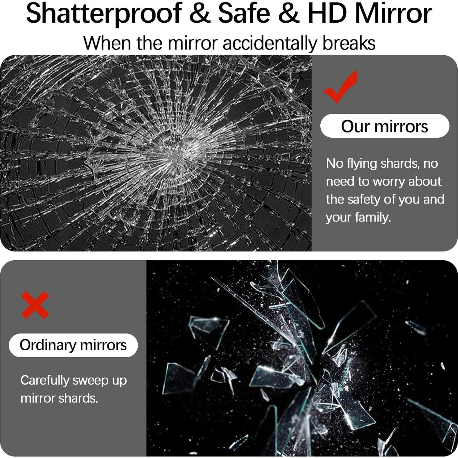 Espejo LED Niccy 81.3x50.8cm Anti-vaho Marco Dorado