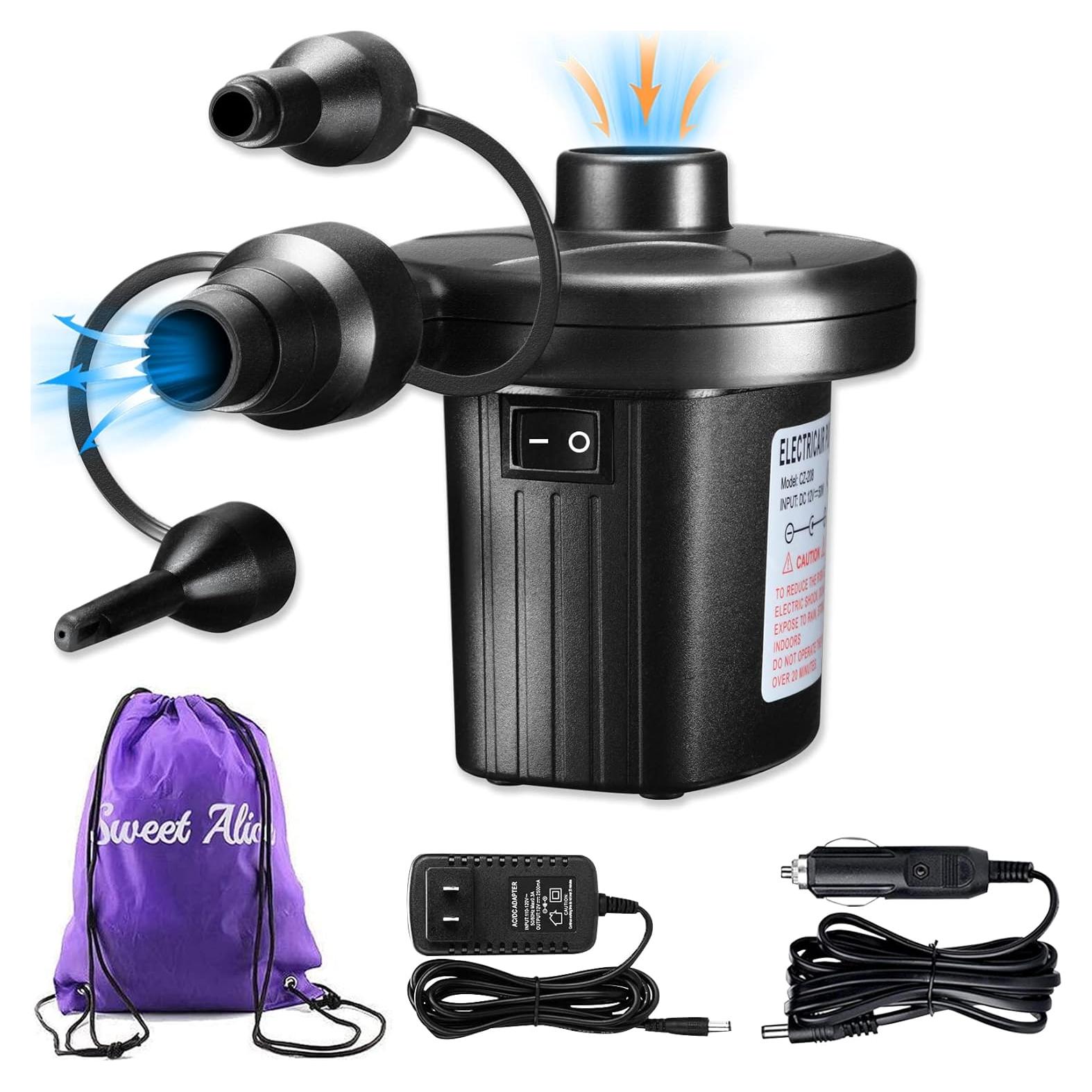 Bomba de Aire Eléctrica Sweet Alice 110V/12V Portátil 0.43kg