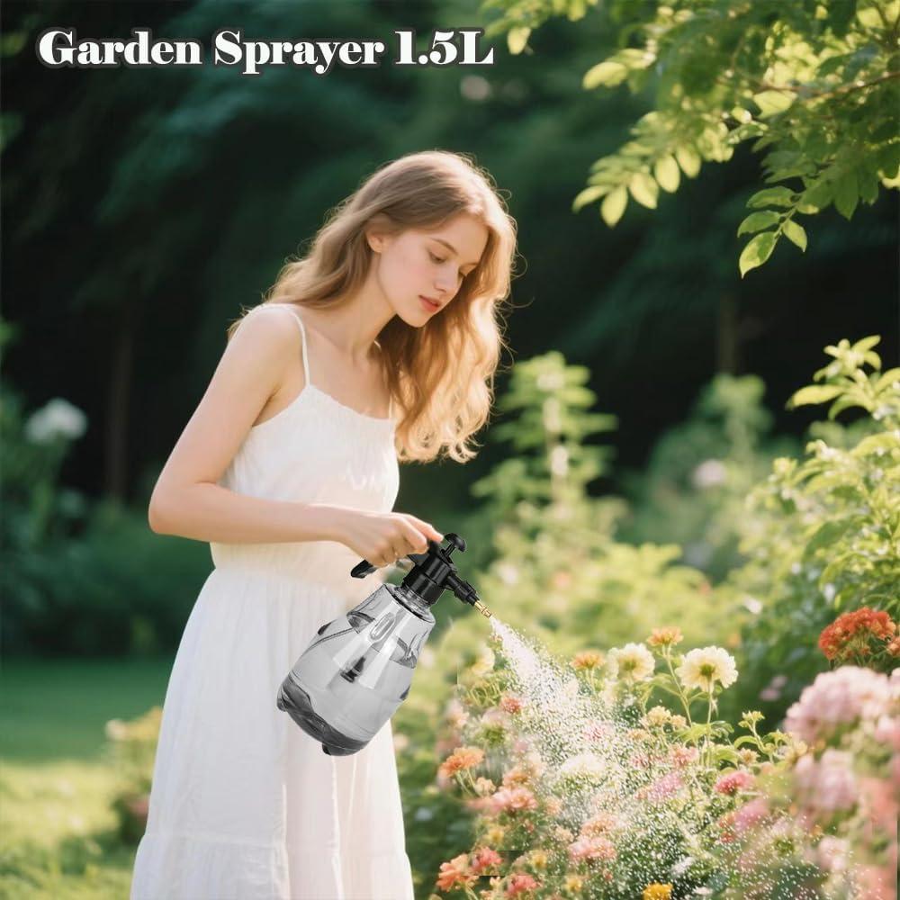 Pulverizador de Mano MRPAPA 1.5L con Boquilla Ajustable - 2PCS