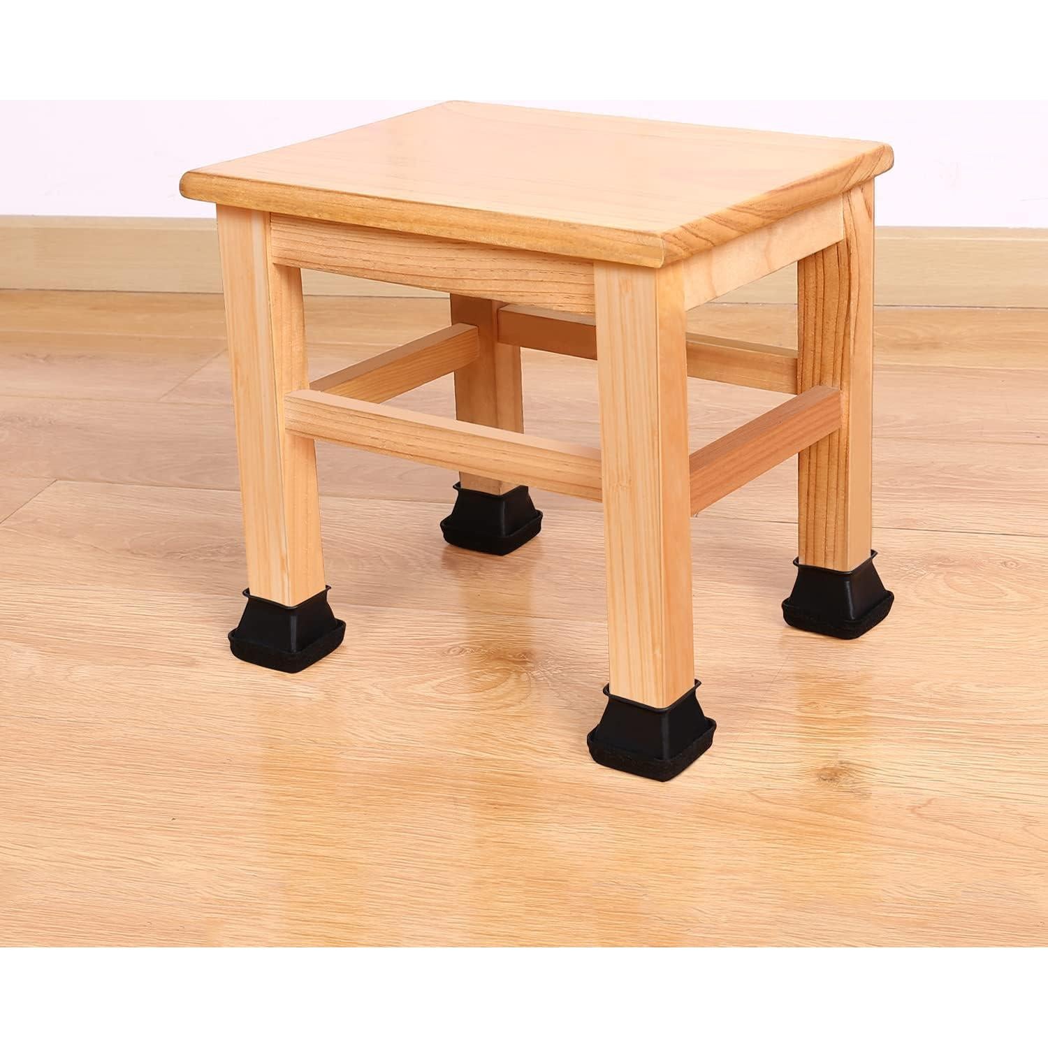 Ezprotekt 24 Protectores de Piso de Silicona Cuadrados 2.54-3.05cm Negro