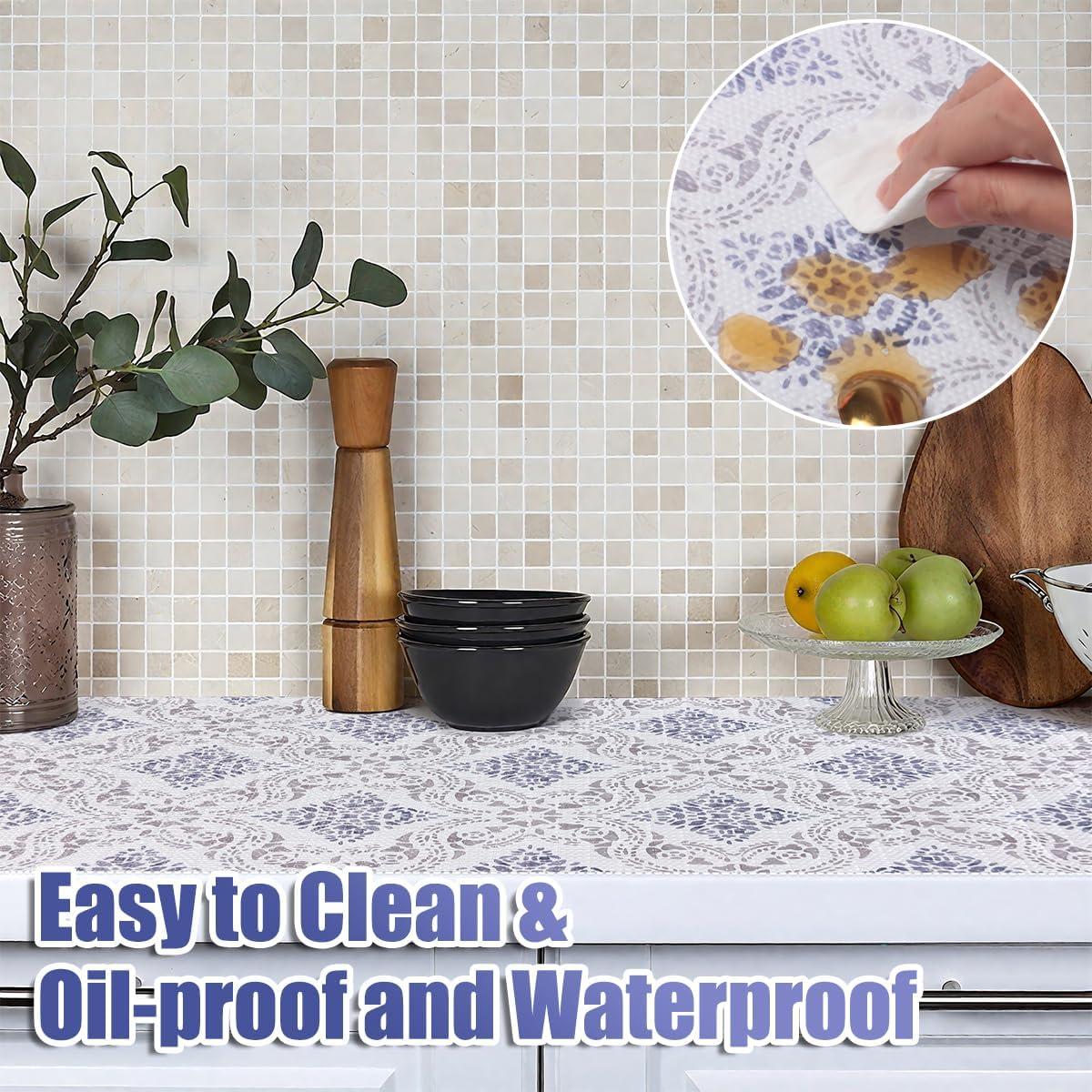 Forro de Estante Tatyanna Boho 30cm x 300cm Antideslizante