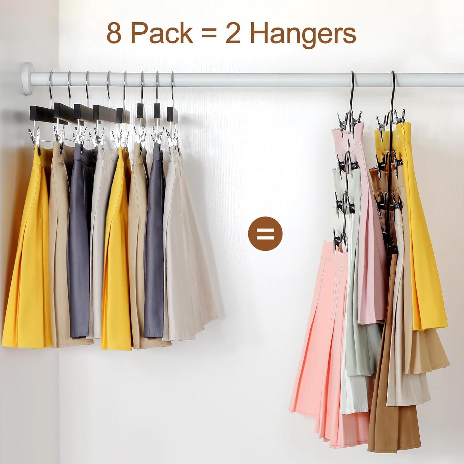 Colgador de Pantalones Ahorra Espacio Topia CT73B - 2 Pack