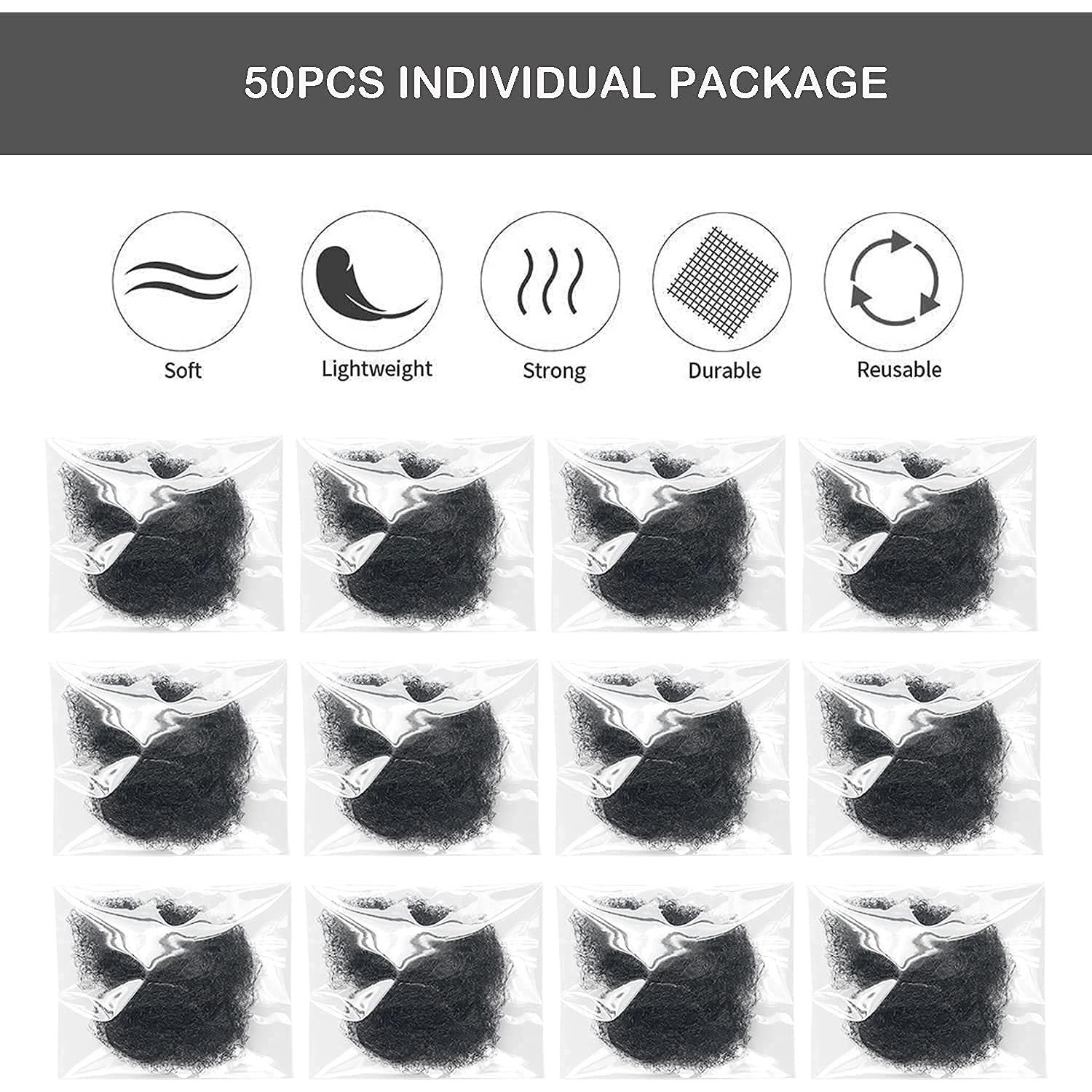 Redes para Cabello Invisibles TonJin - 50 Piezas + 10 Horquillas