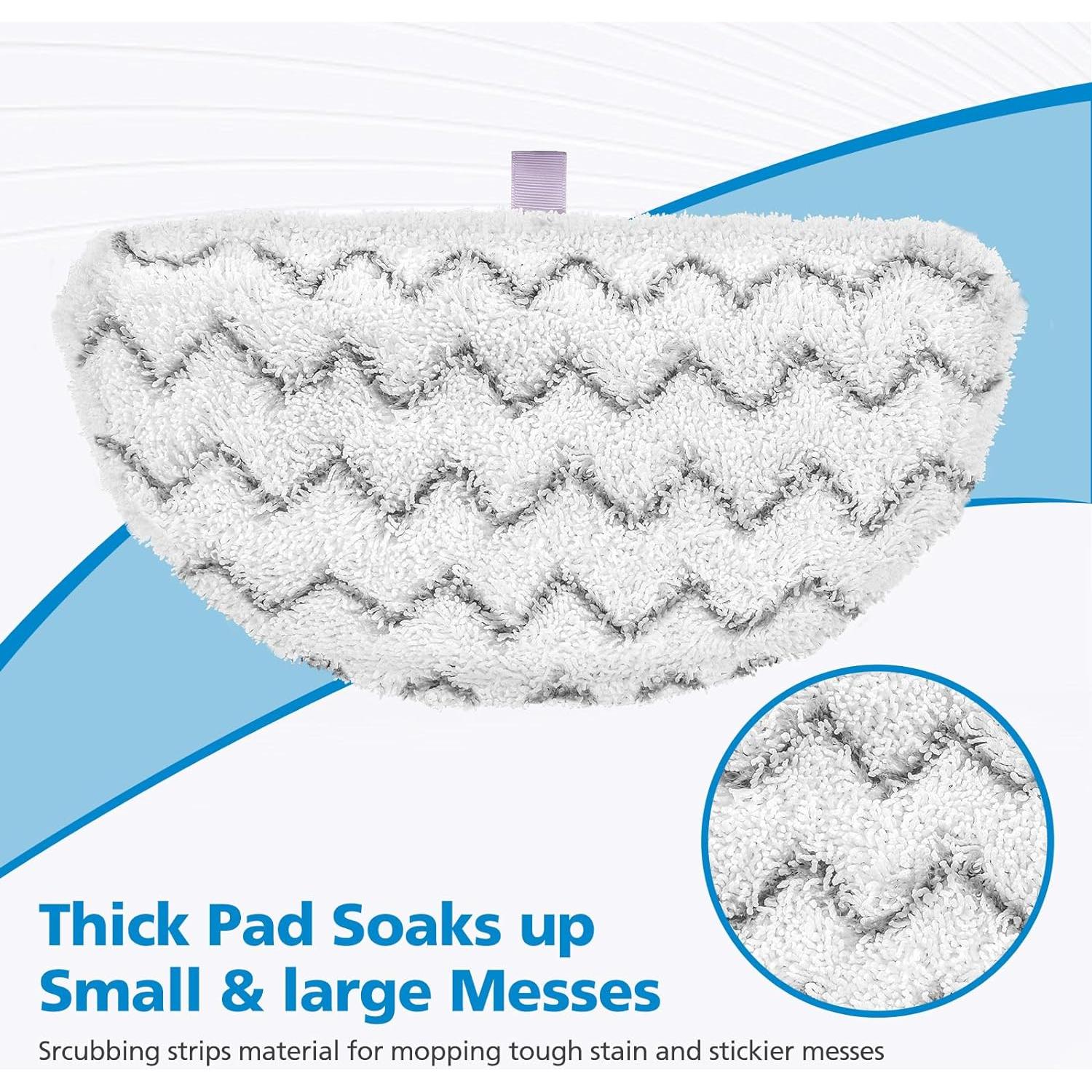 Almohadillas de Mopa de Vapor iSingo 1940 para Bissell 8 Pzas