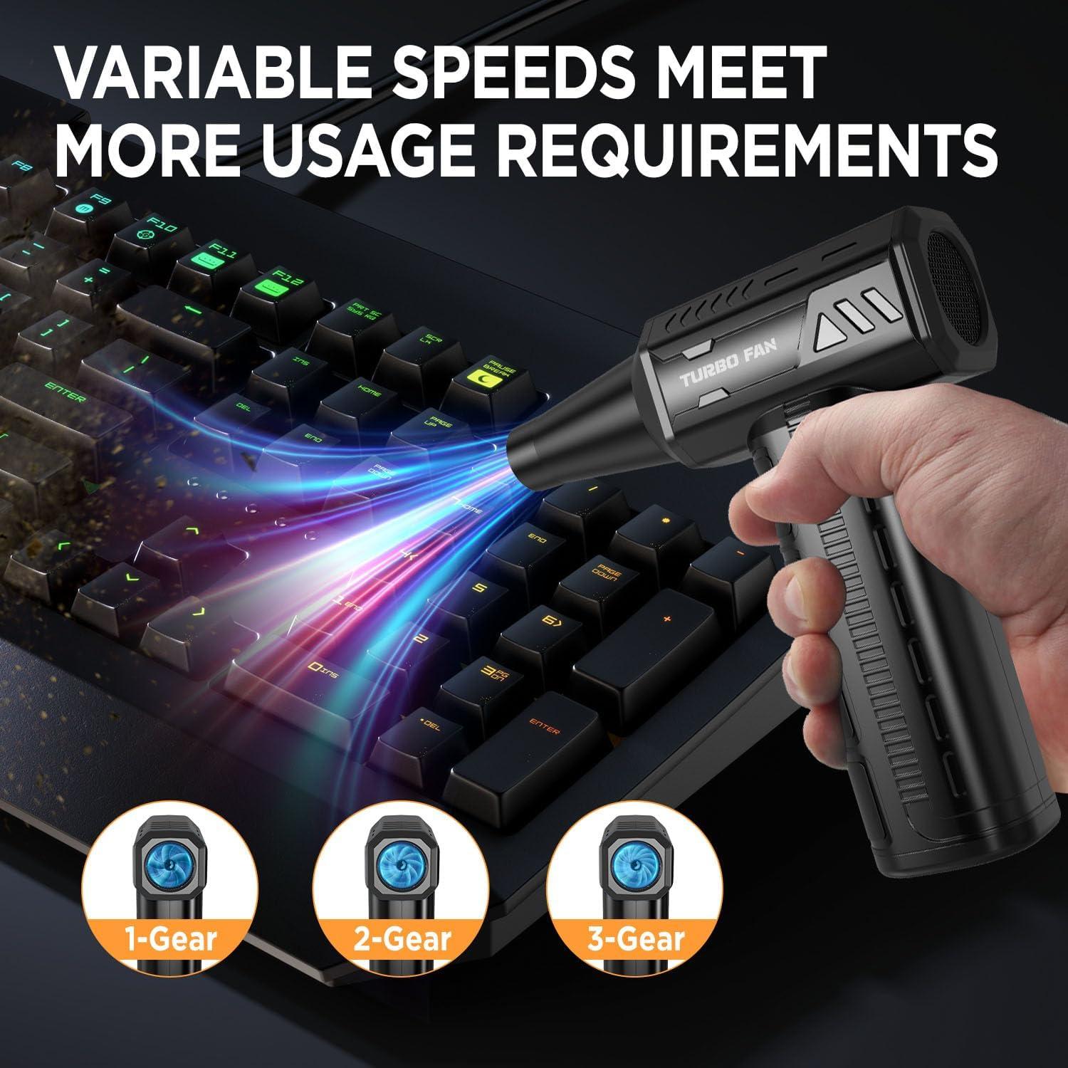 Soplador de Aire Comprimido CAGIWIRU 300000RPM Recargable