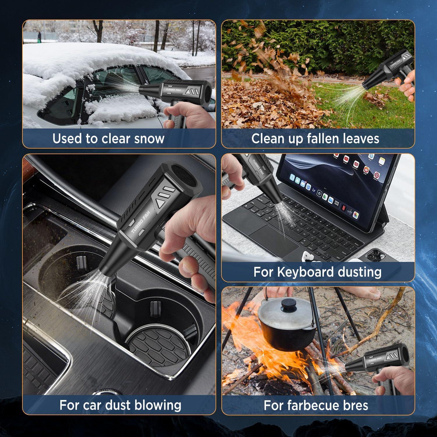 Soplador de Aire Comprimido CAGIWIRU 300000RPM Recargable