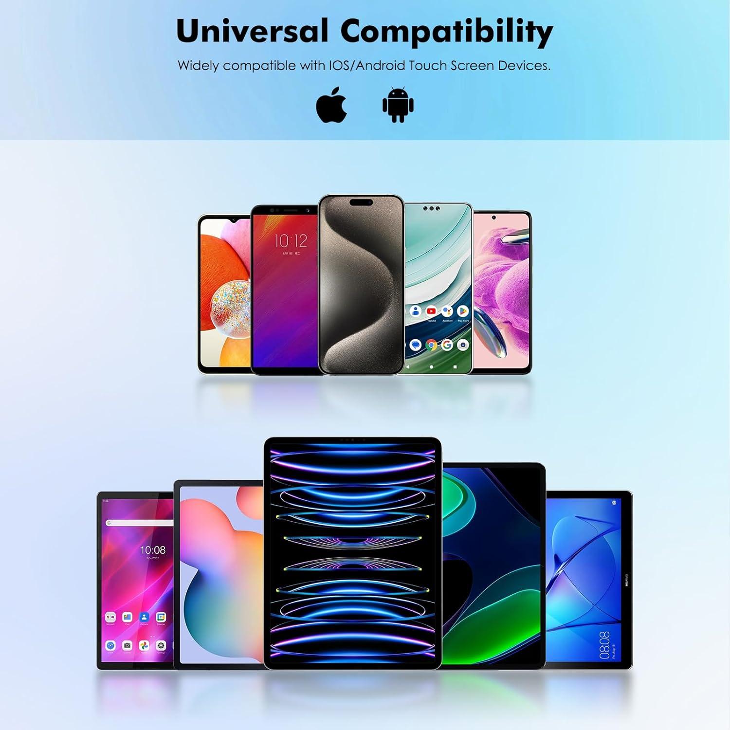 Bolígrafo Stylus MoKo Negro para Pantalla Táctil Universal