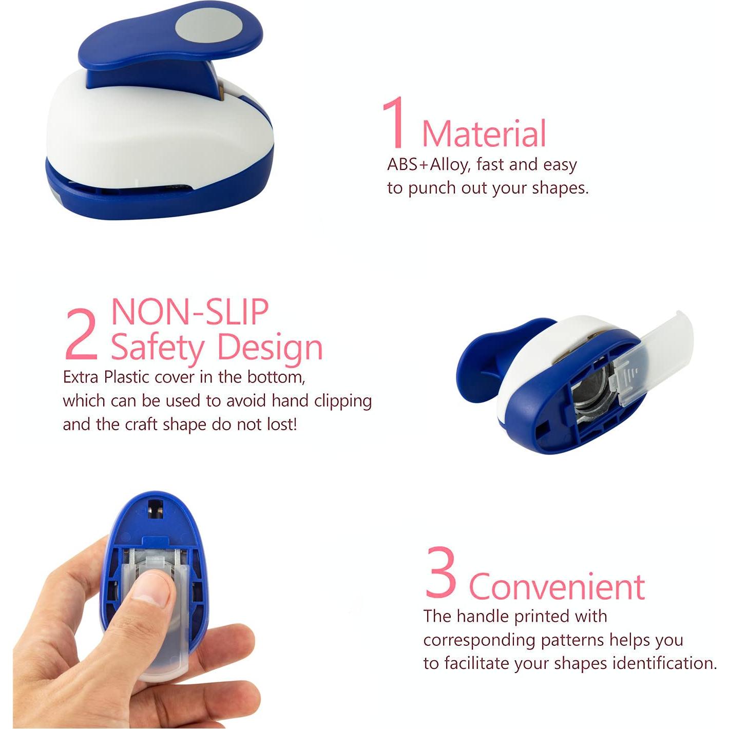 Perforadora Circular 1 Pulgada QIQQIKIN para Manualidades