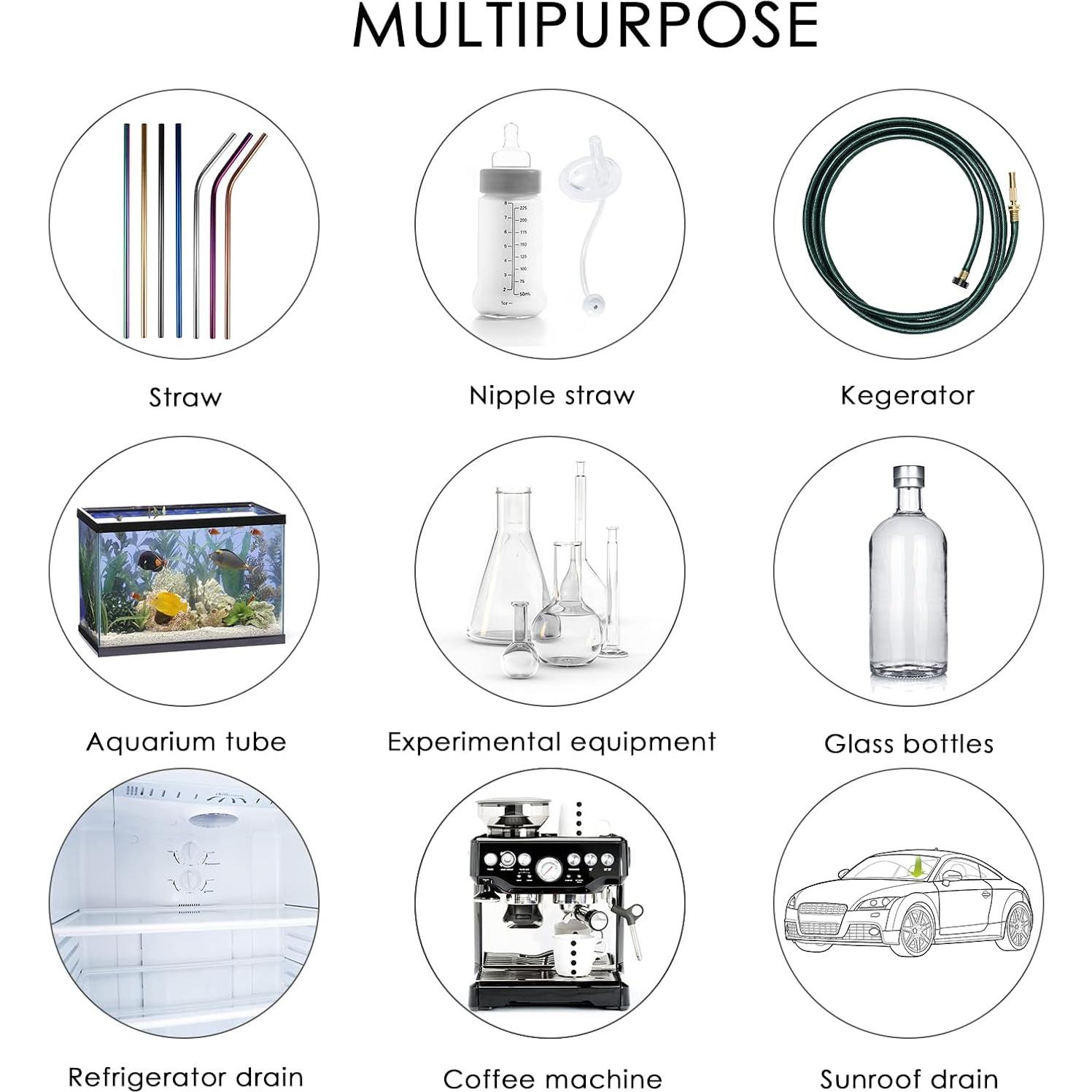 Cepillo Limpiador de Pajitas FOLUNUE 101.6 cm 4PCS Multifuncional