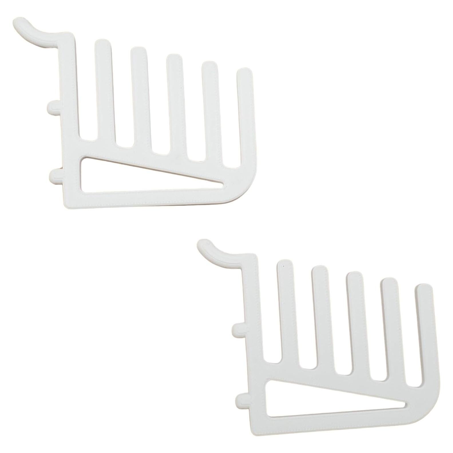 Soporte de Almacenamiento para Reglas Genérico 5 Espacios Blanco Mate