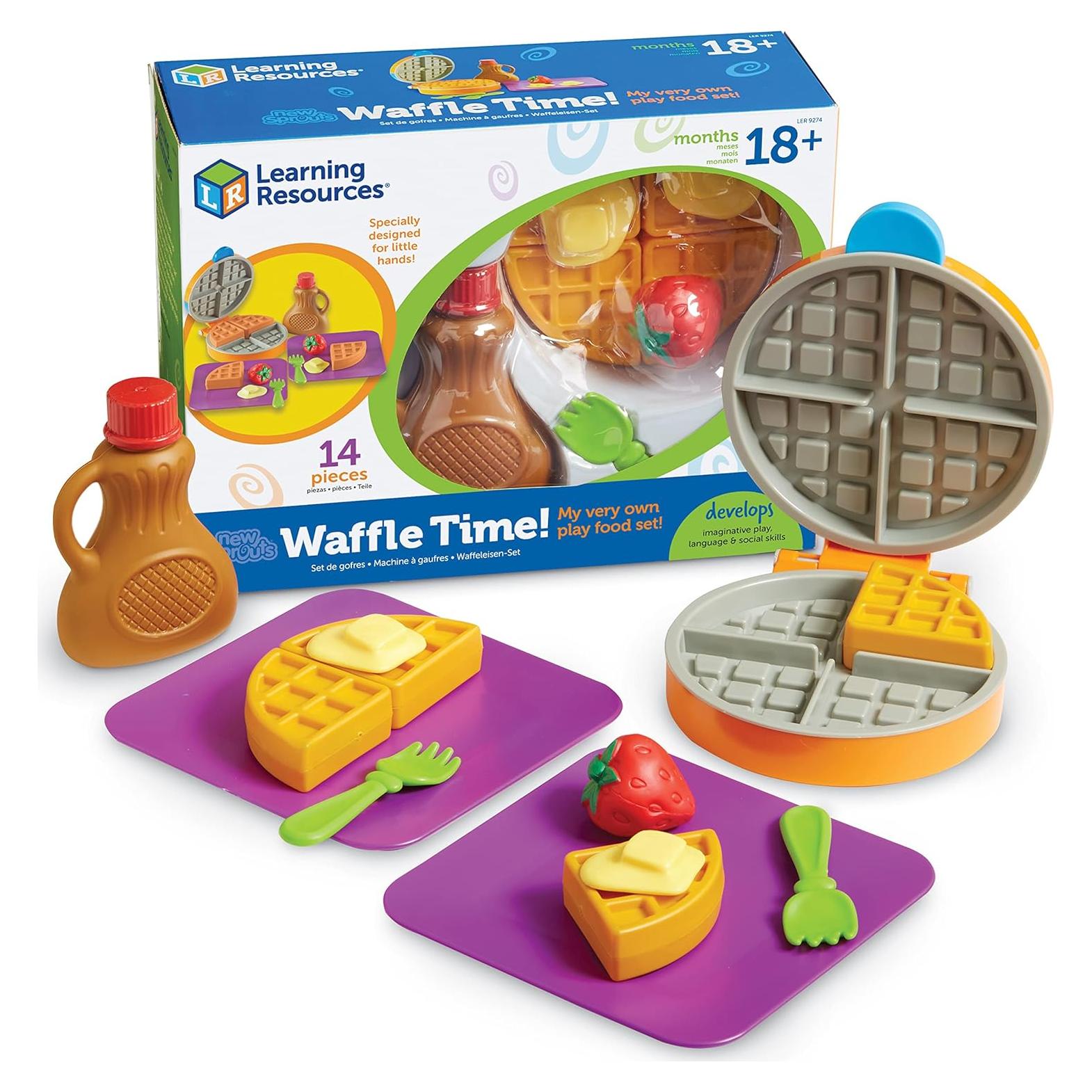 Juego de Comida Simulada Learning Resources Hora de Waffles 14 Piezas