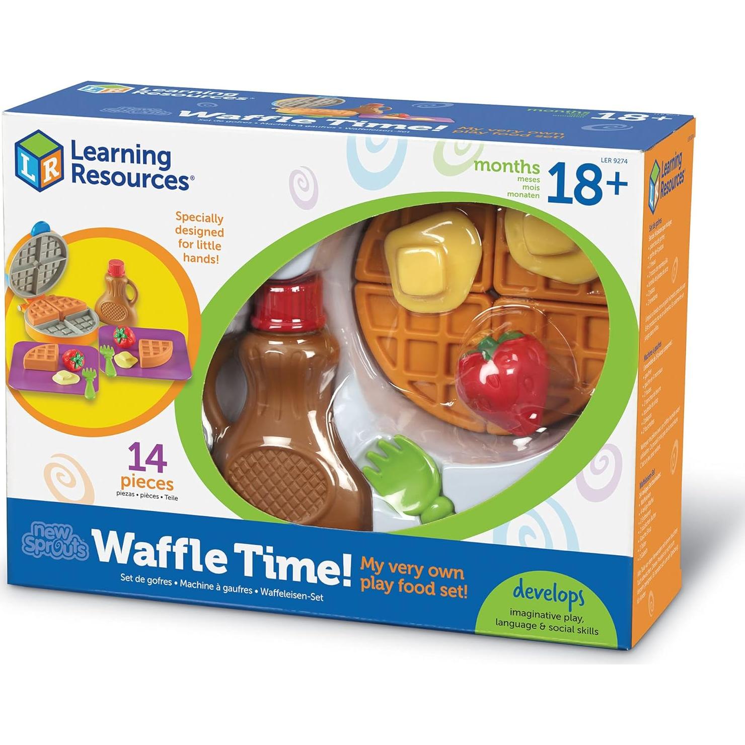 Juego de Comida Simulada Learning Resources Hora de Waffles 14 Piezas