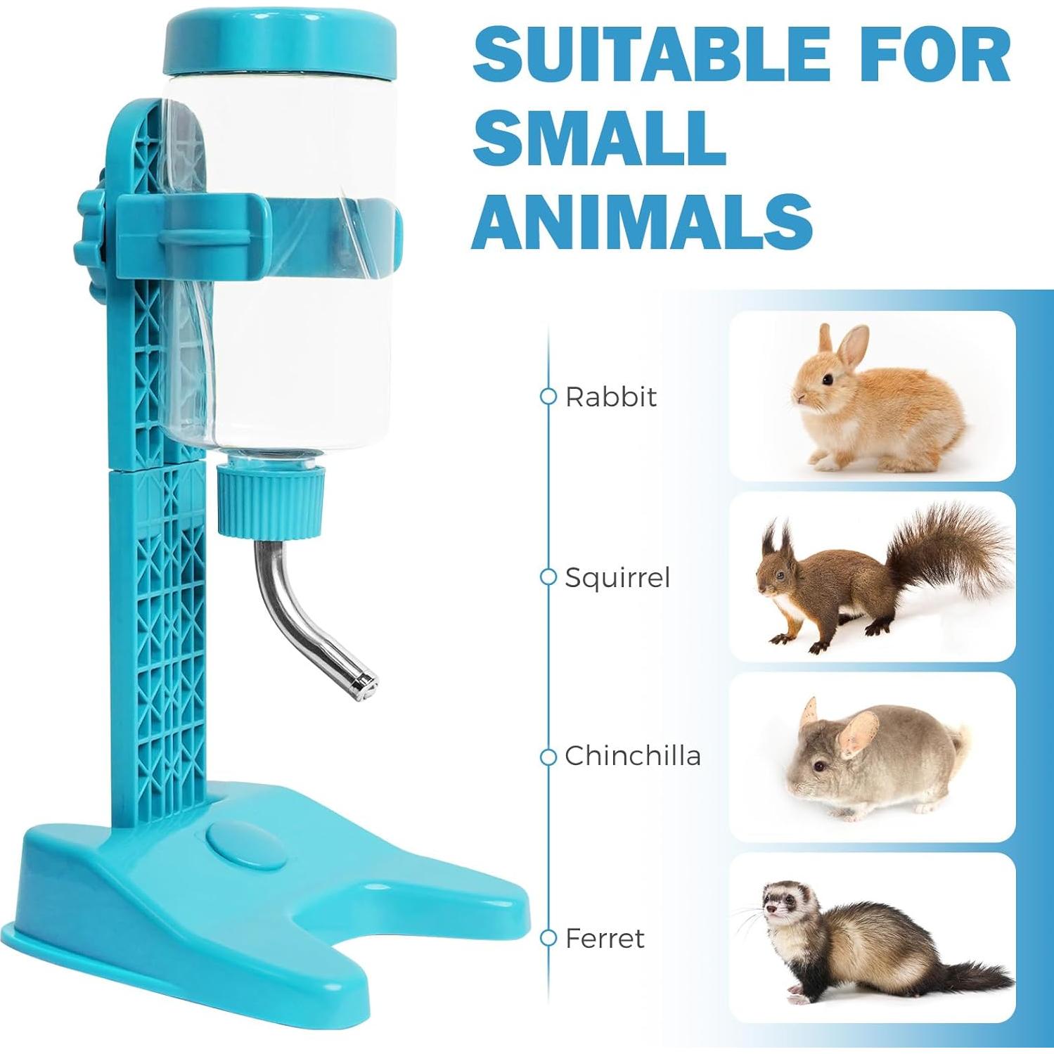 Dispensador de Agua para Mascotas VANNON 385ml Ajustable Azul