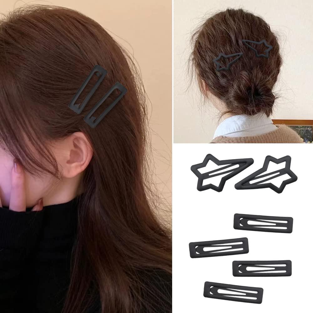 15 Clips de Pelo Antideslizantes Yerpkefey en Color Negro