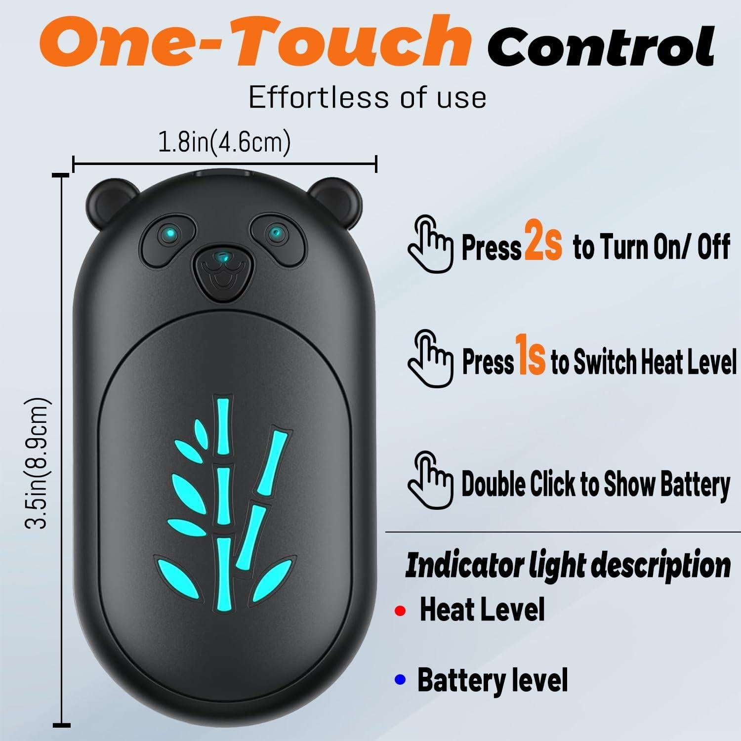 Calentadores de Manos Recargables BOANKODU AOY-716 6000mAh