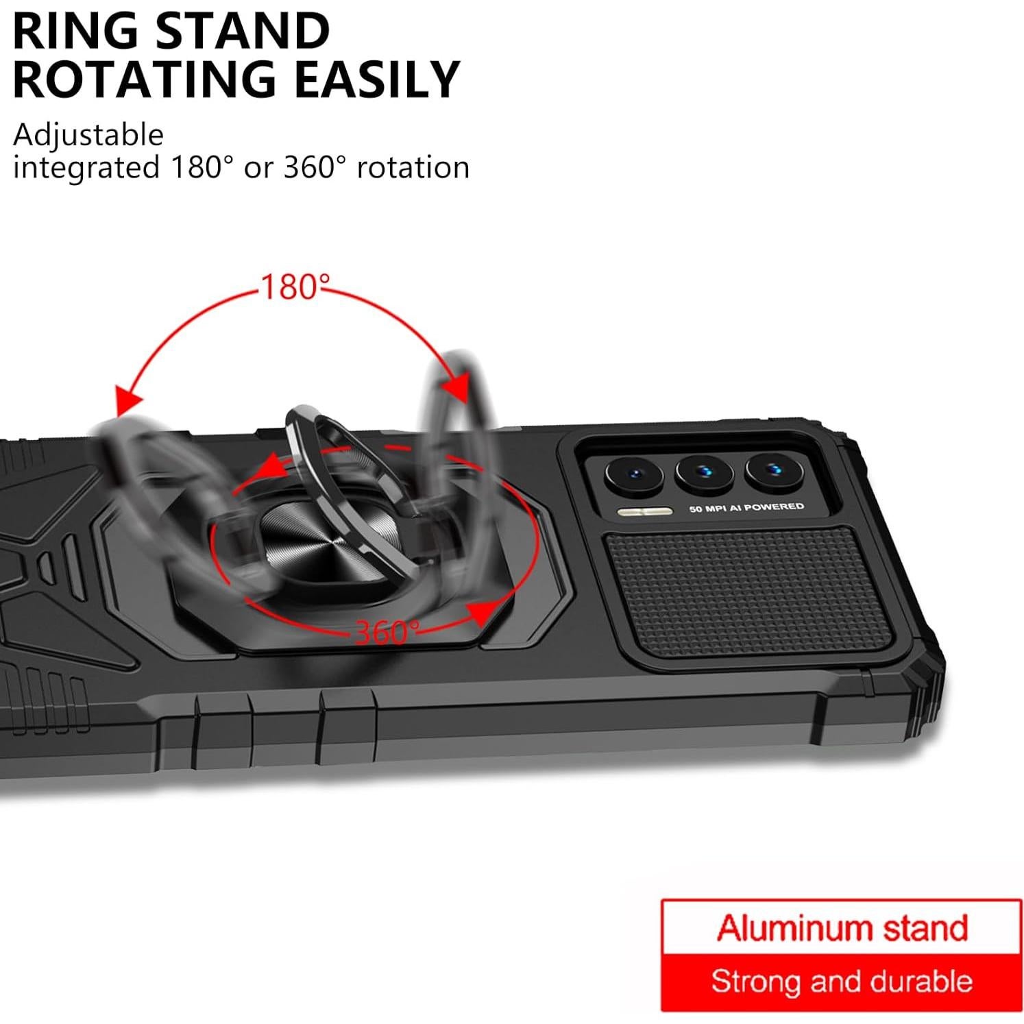 Funda Ailiber para Cricket Outlast/AT&T Jetmore con Protector de Pantalla