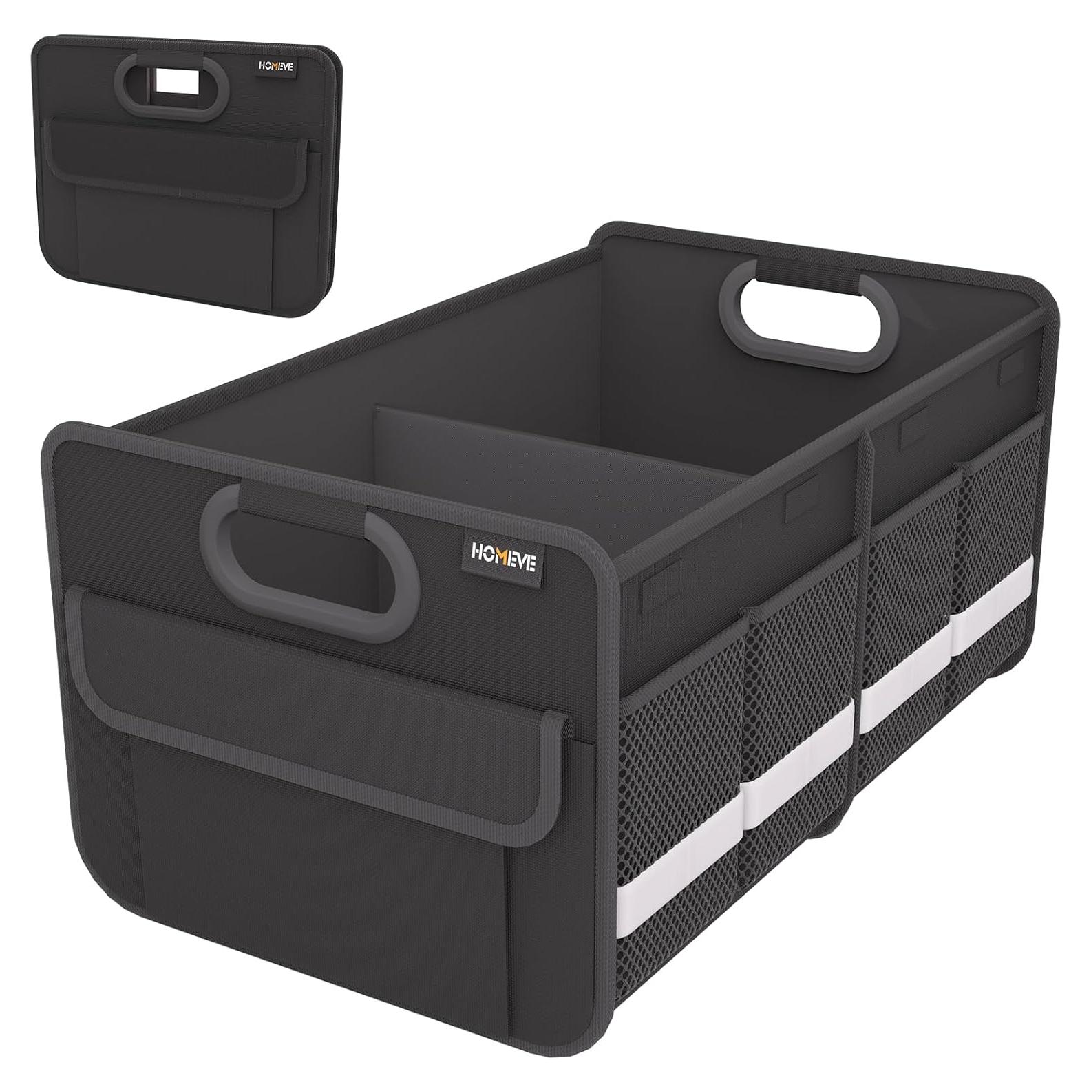 Organizador de Maletero Homeve Negro Plegable Impermeable 2 Compartimentos