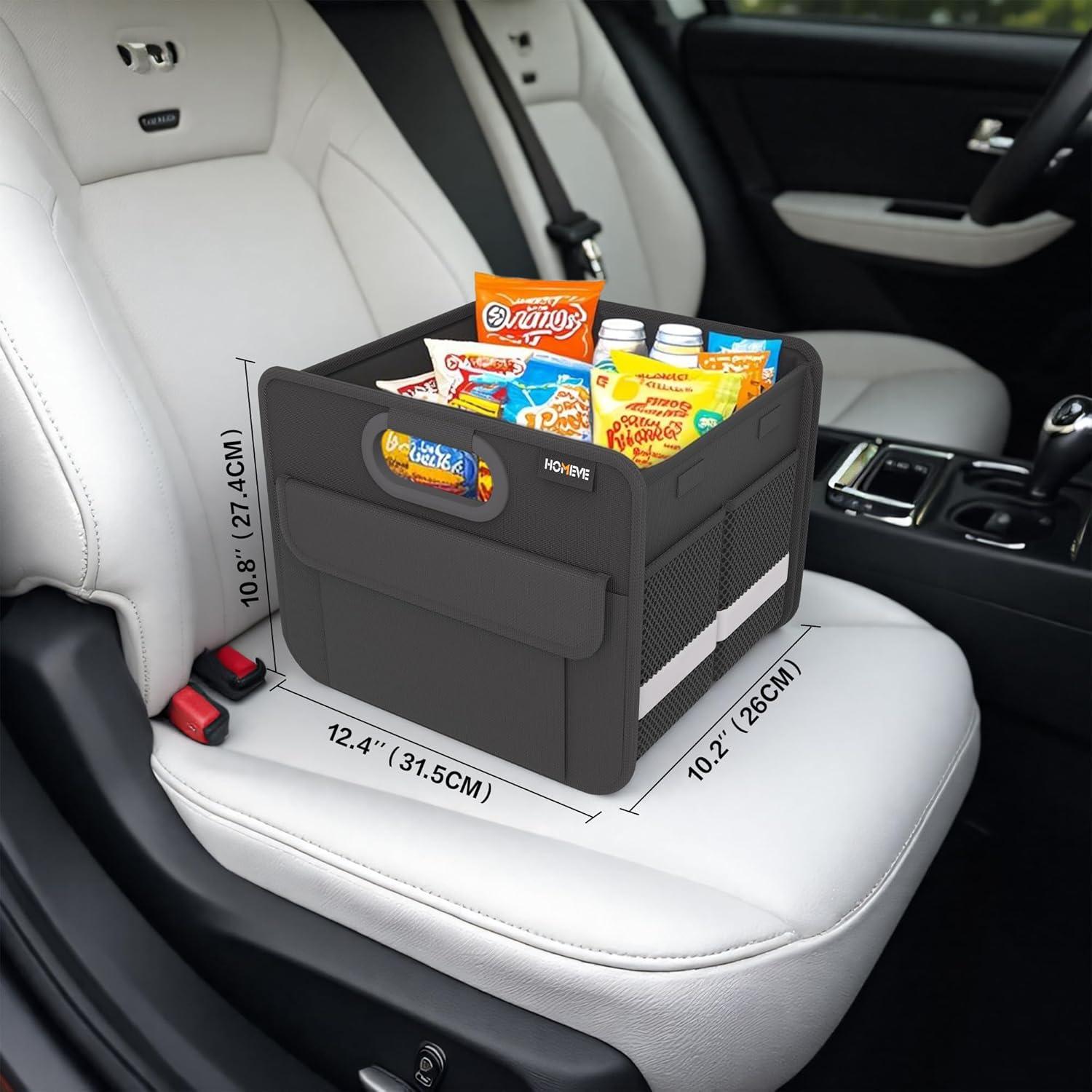 Organizador de Maletero Homeve Negro Plegable Impermeable 2 Compartimentos