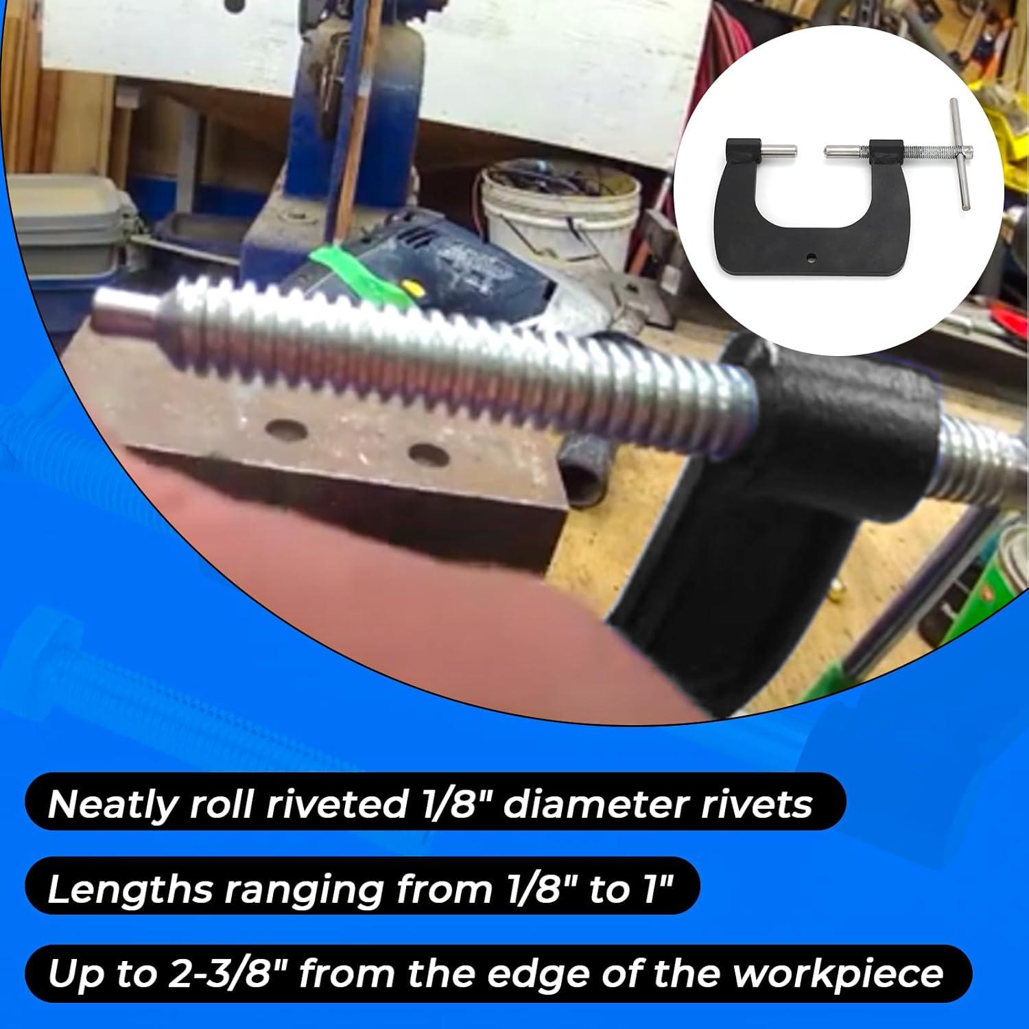 Kit de Remaches Semi Tubulares Foruly 50 Piezas para Reparación