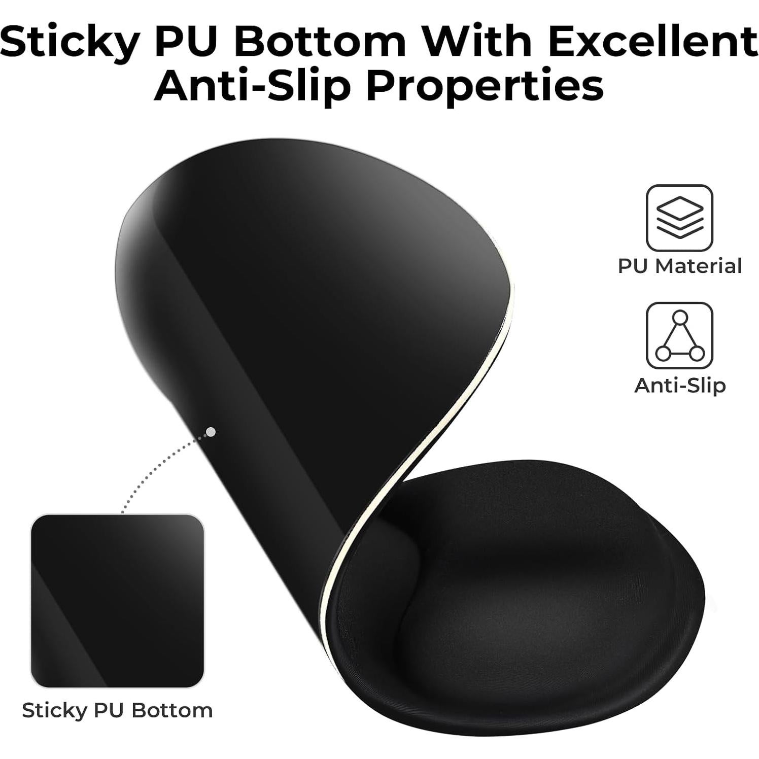 Alfombrilla de Ratón Ergonómica EooCoo con Soporte de Gel