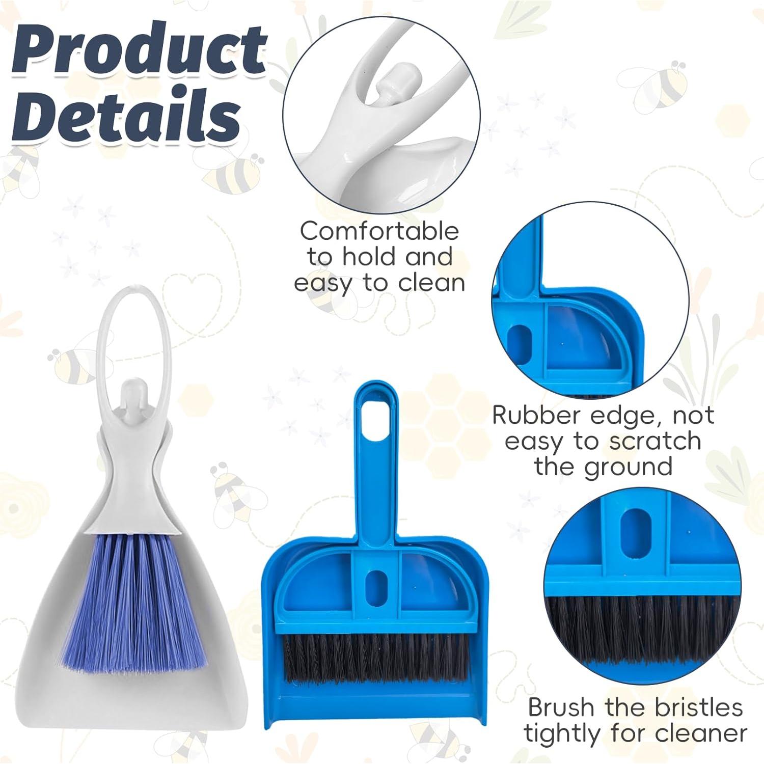 Juego de Mini Escoba y Recogedor PINVNBY para Mascotas