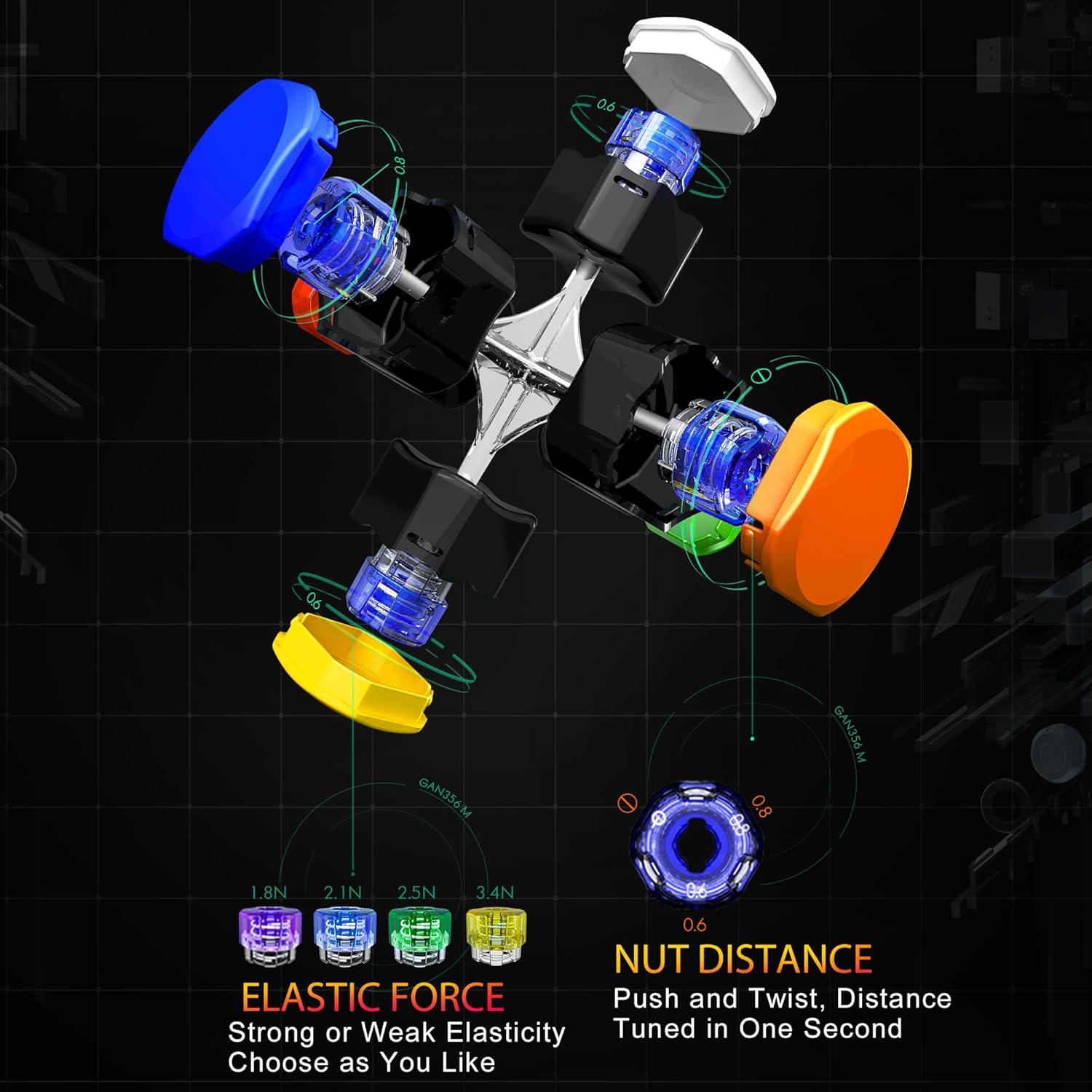 Cubo de Velocidad Magnético GAN 356 M Lite 3x3 Ajustable