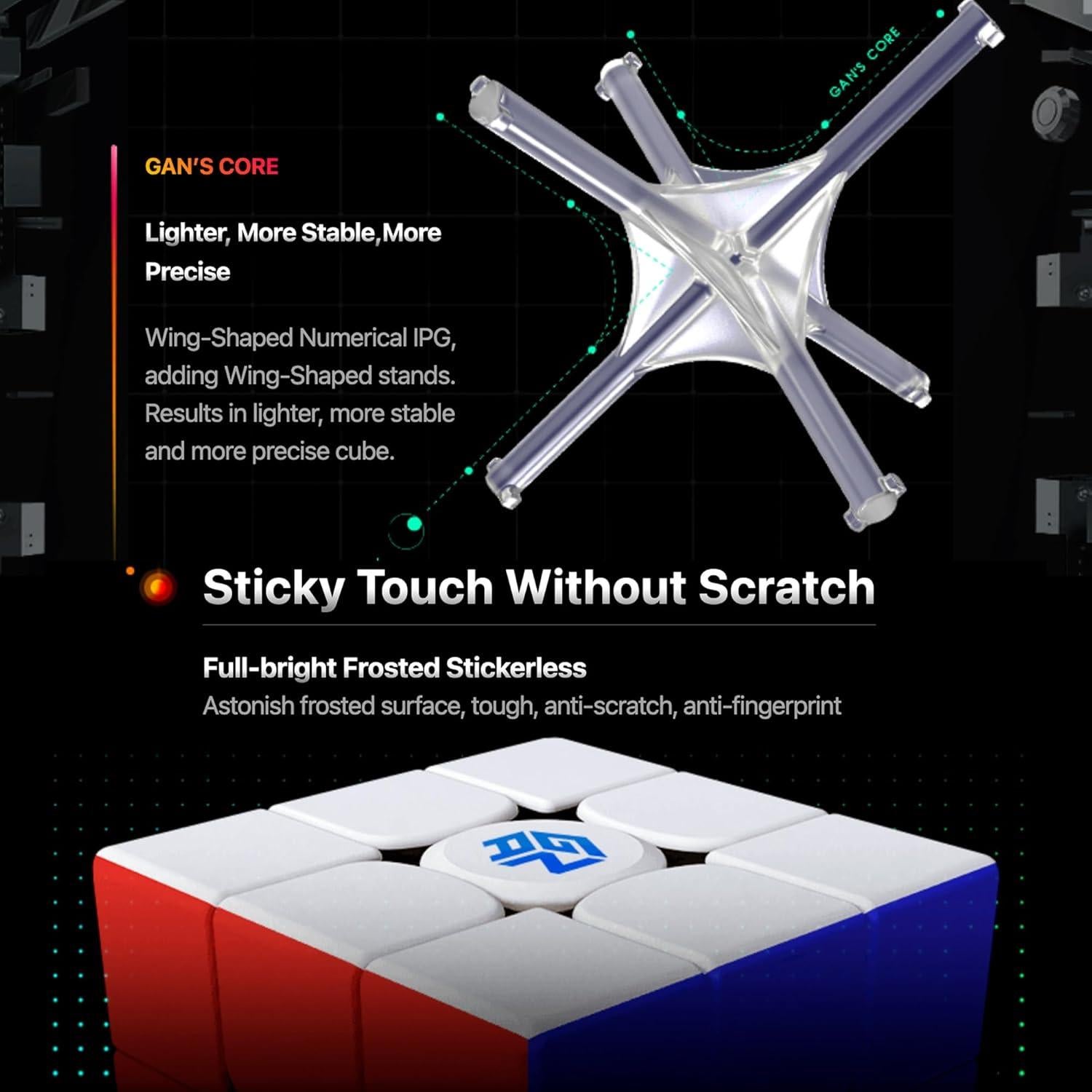 Cubo de Velocidad Magnético GAN 356 M Lite 3x3 Ajustable