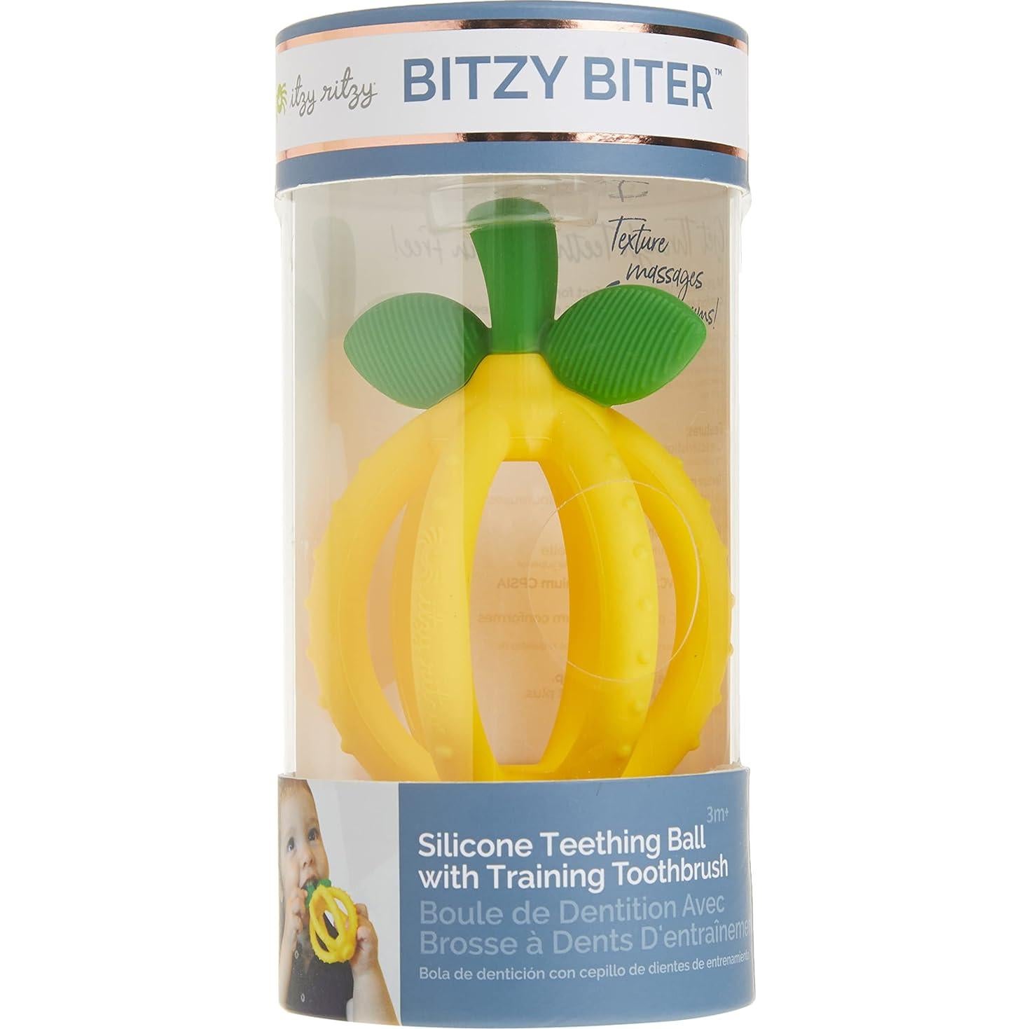 Bola de Dentición Itzy Ritzy Bitzy Biter Limón - Silicona