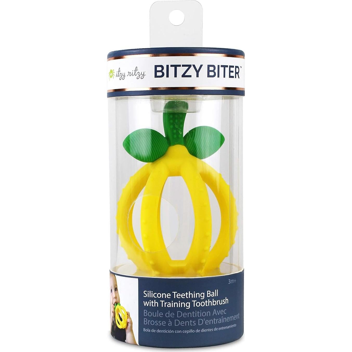 Bola de Dentición Itzy Ritzy Bitzy Biter Limón - Silicona