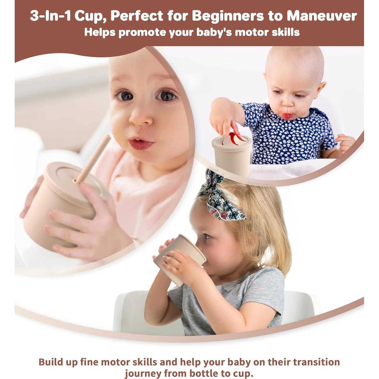 Conjunto de Alimentación para Bebés ECLIP de Silicona 10 Piezas