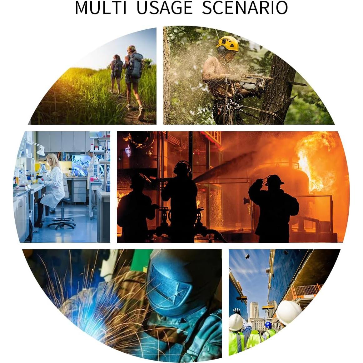 Gafas de Seguridad Fotoquímicas UV400 Negro Mate ANSI Z87