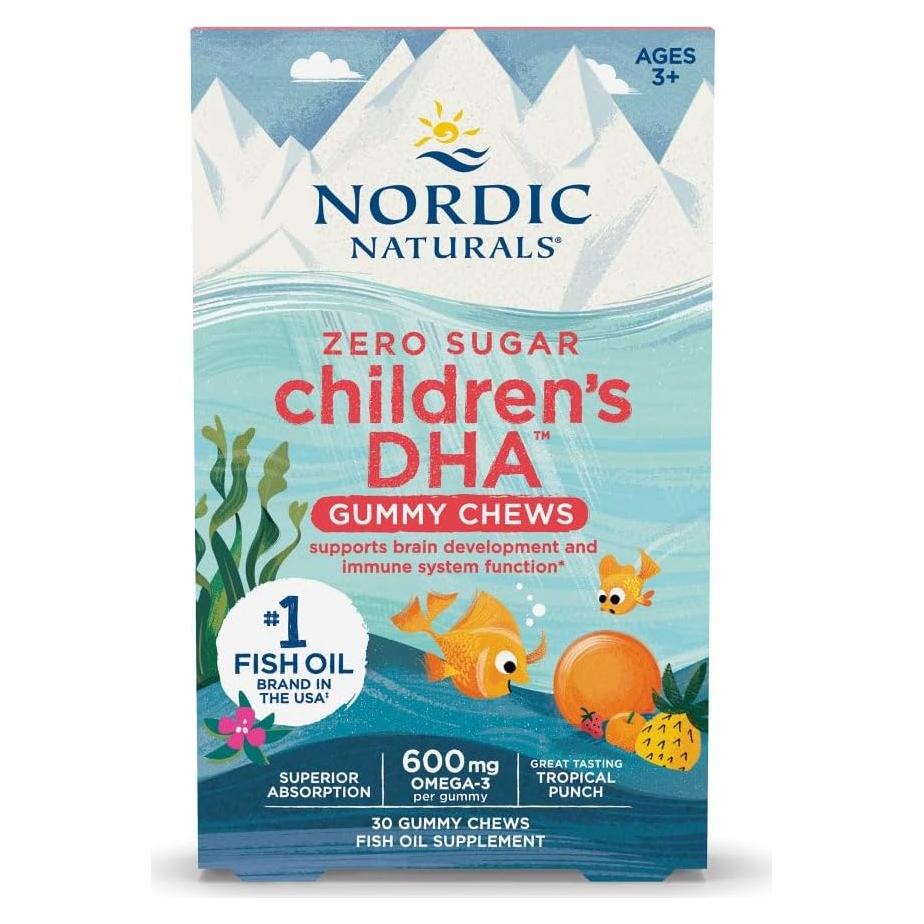 Gominolas DHA Infantil Nordic Naturals 30 Unidades Sabor Tropical