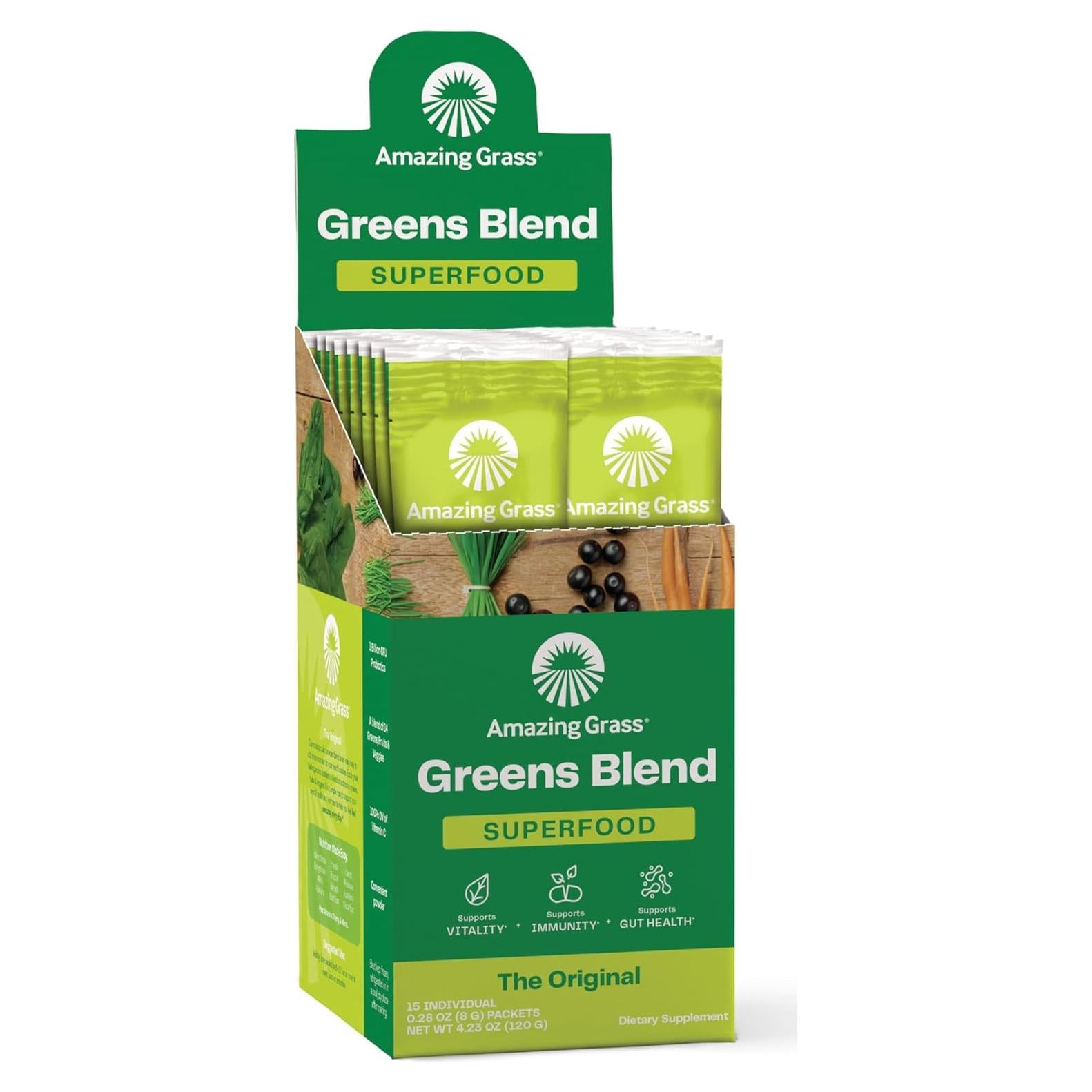 Mezcla de Superalimentos Amazing Grass Greens Blend 119g