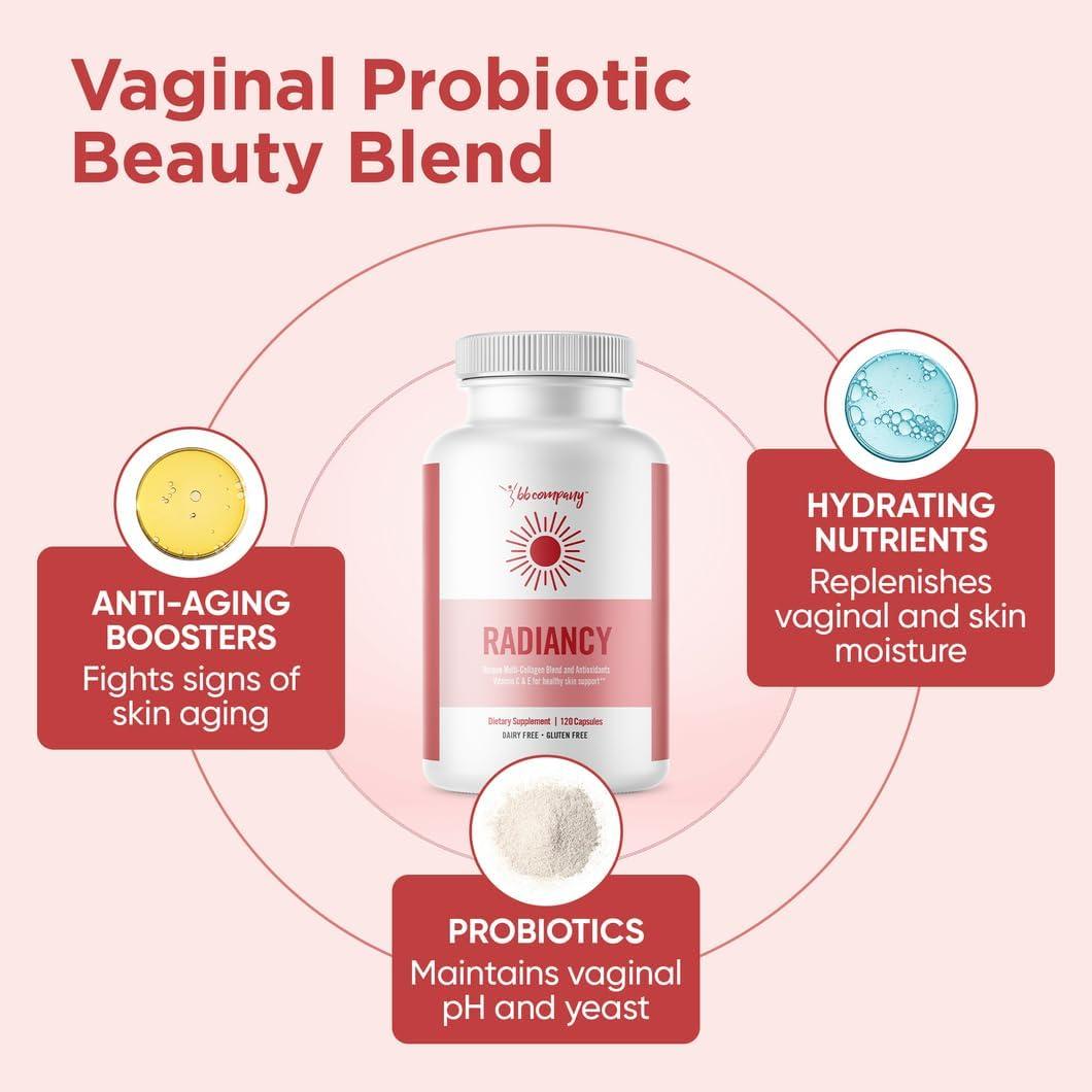 Probioticos Vaginales BB Company Radiancy 120 Ct | Equilibrio pH