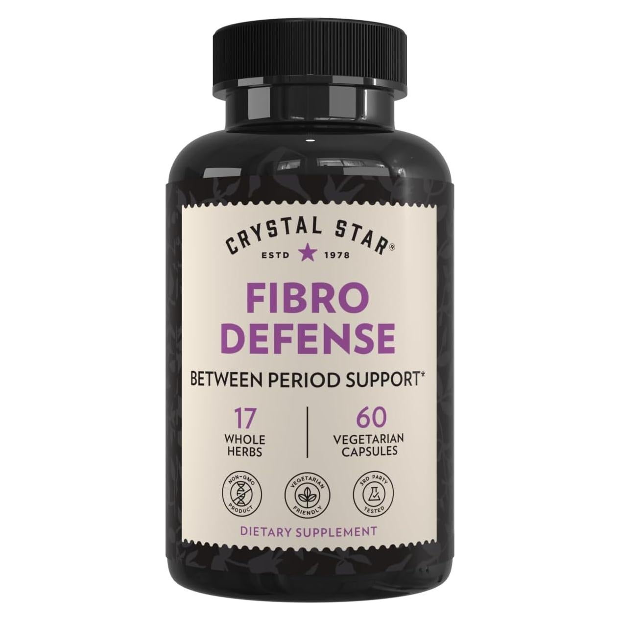 Defensa Fibro Crystal Star 60 Cápsulas - Salud de Senos y Útero