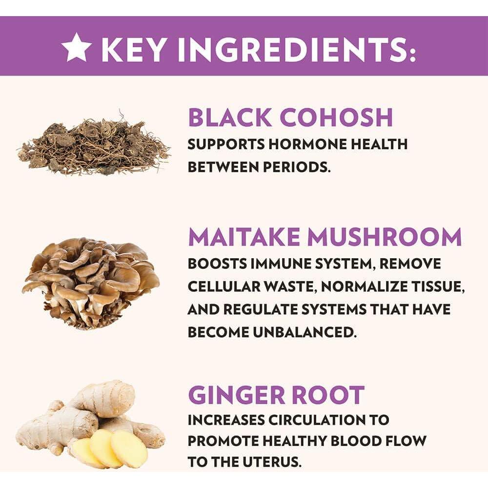 Defensa Fibro Crystal Star 60 Cápsulas - Salud de Senos y Útero