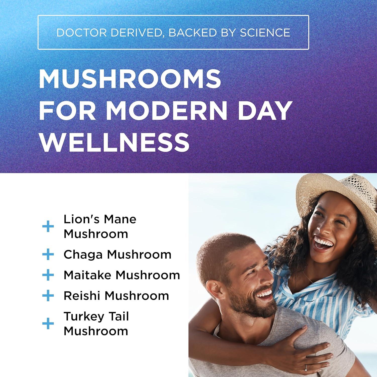 Suplemento Orgánico de Melena de León Dr. Emil 9000mg 60 Cápsulas