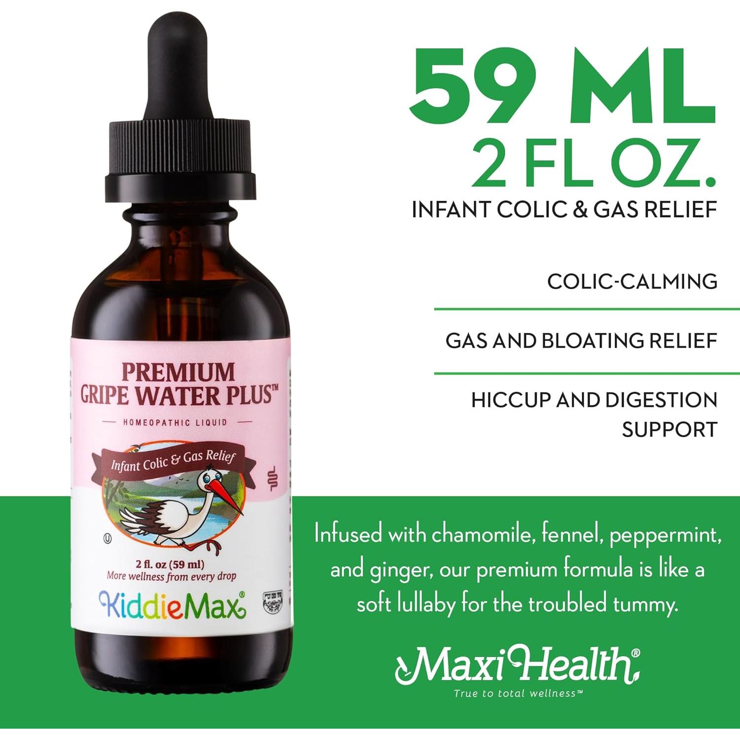 Agua para Gripe Bebés Maxi Health 59 mL - Alivio Rápido