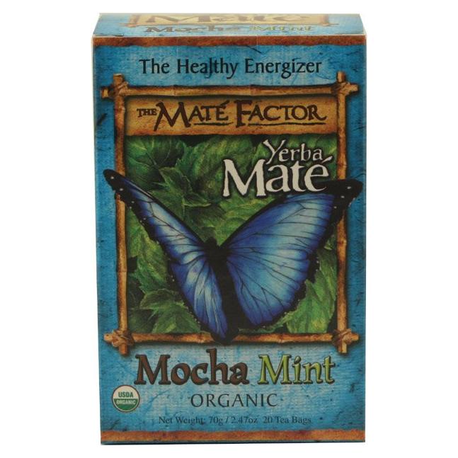 Yerba Mate Orgánica Menta Mocha Mate Factor 20 Bolsas