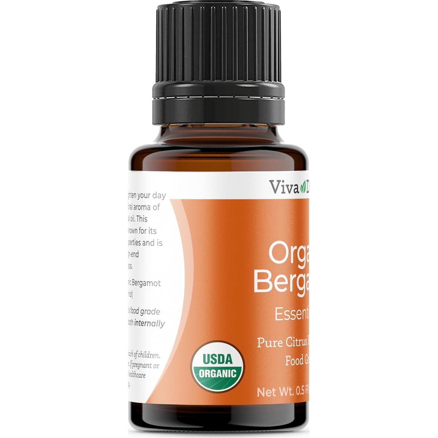 Aceite Esencial de Bergamota Viva Doria 15 mL Orgánico Certificado