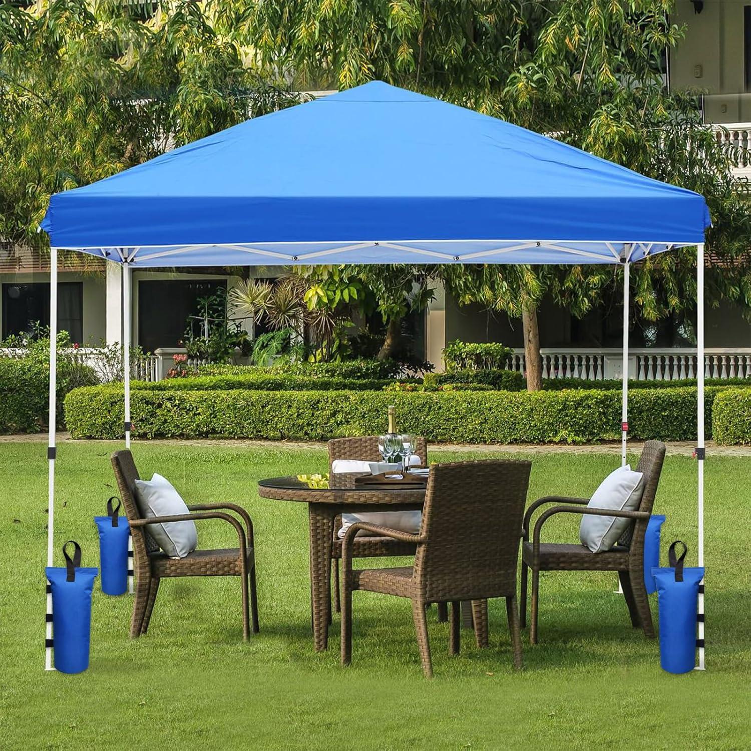 Juego de 4 Bolsas de Peso D&ONEHOS para Carpa Azul 54 kg