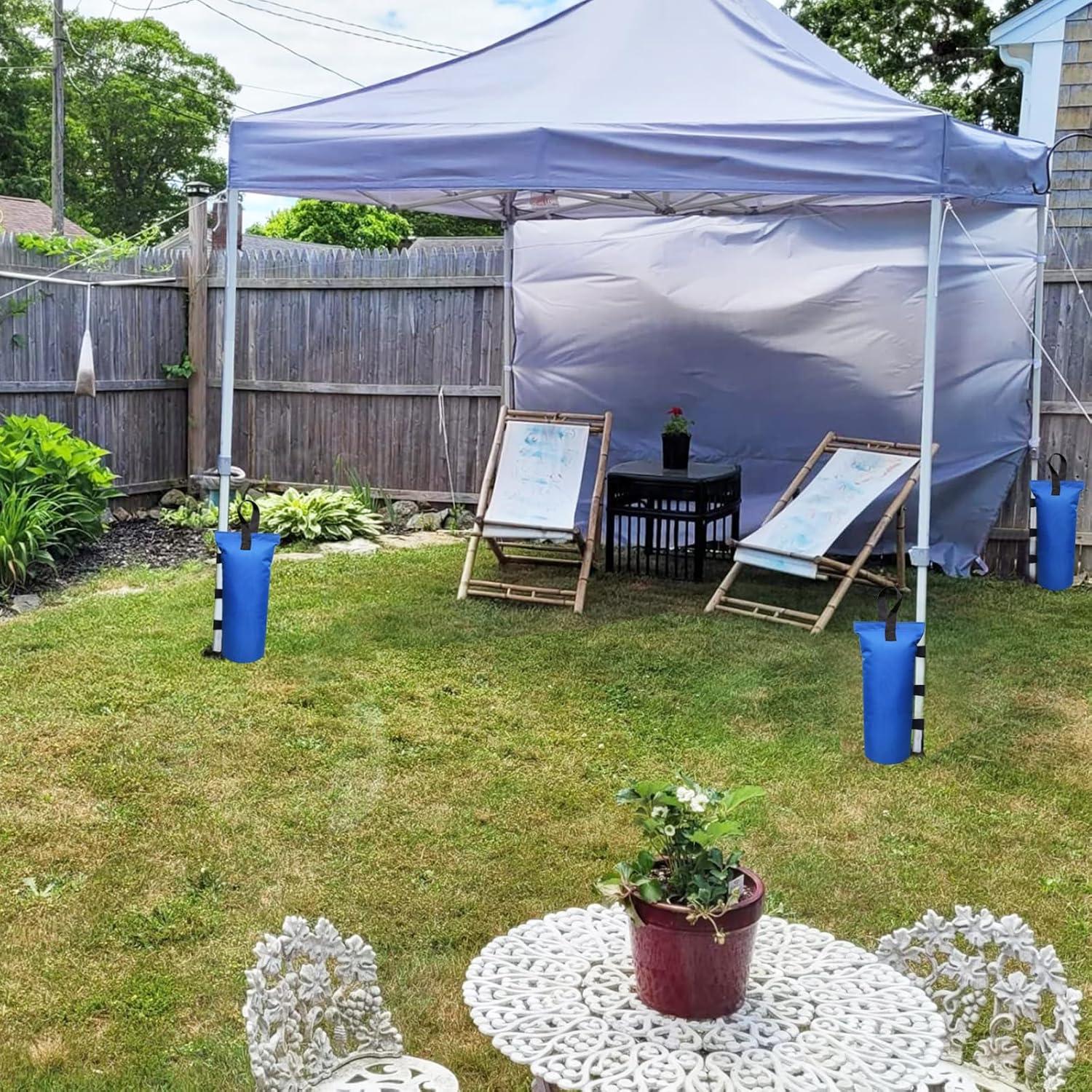 Juego de 4 Bolsas de Peso D&ONEHOS para Carpa Azul 54 kg