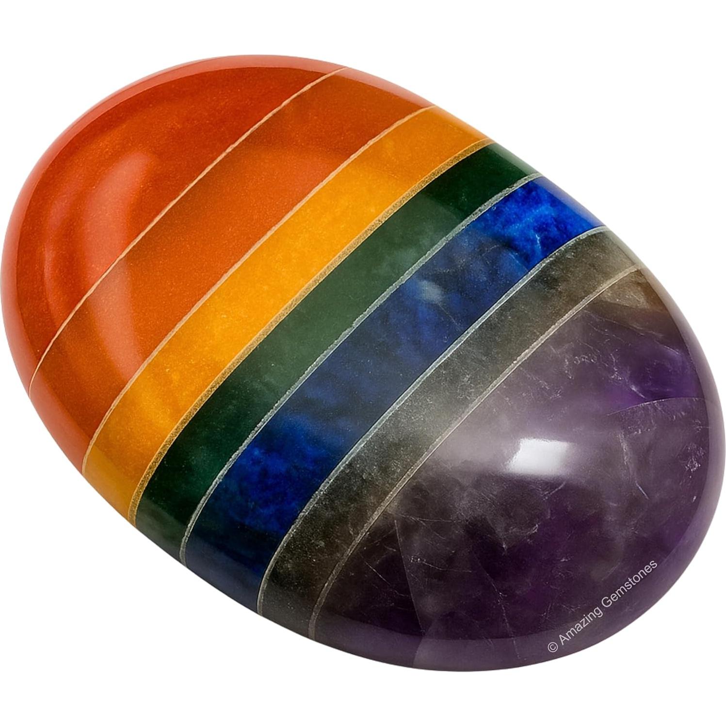 Piedra de Palma Grande 7 Chakras - Cristales Sanadores