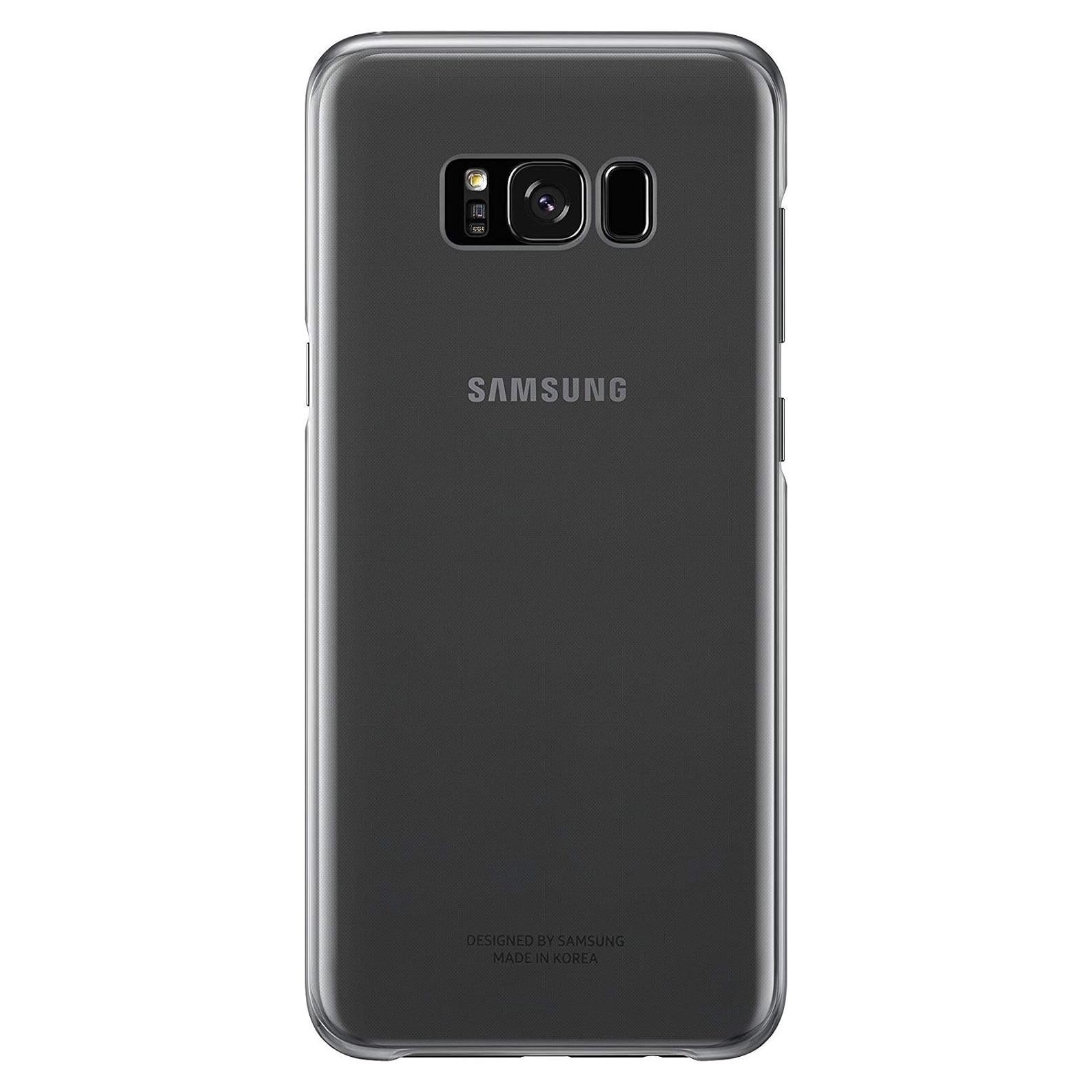 Funda Protectora Transparente Samsung Galaxy S8+ Negra