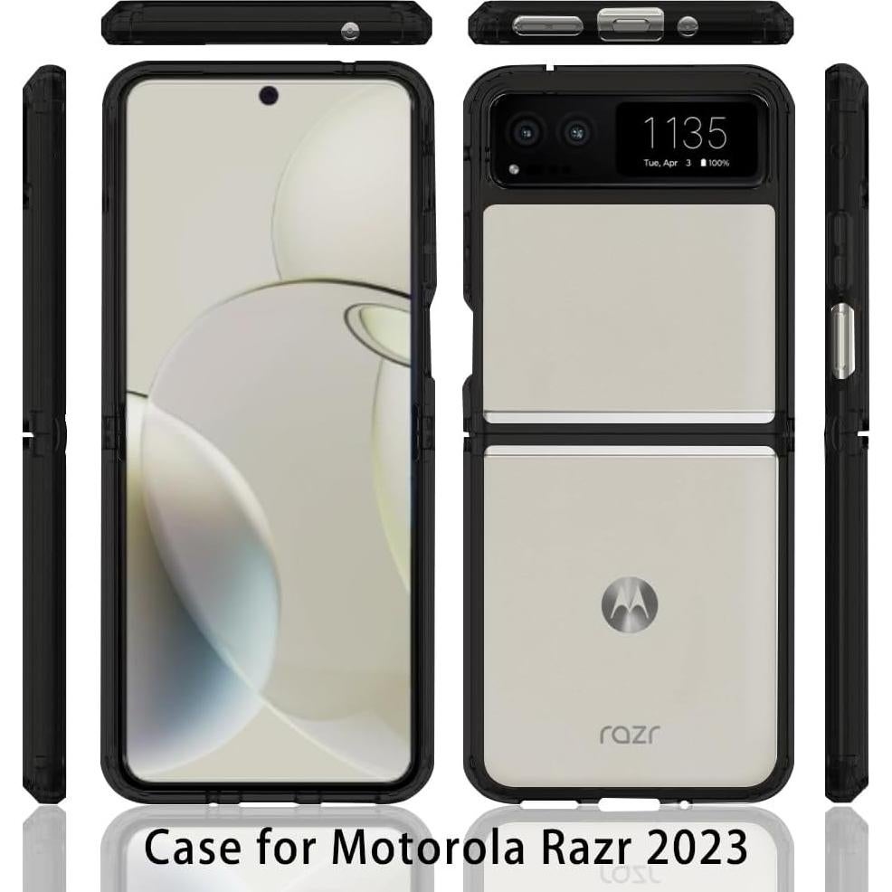 Funda TPU Premium Sucnakp para Motorola Razr 2023 - Transparente