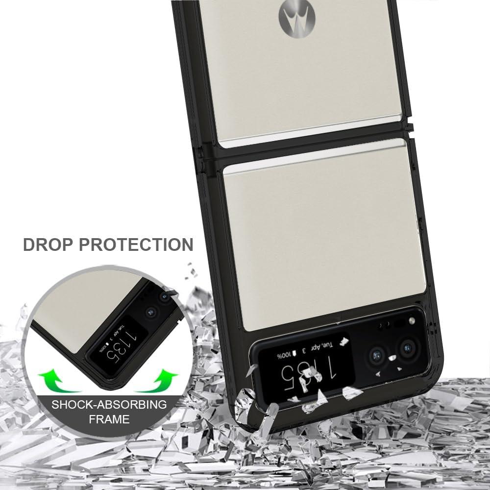 Funda TPU Premium Sucnakp para Motorola Razr 2023 - Transparente