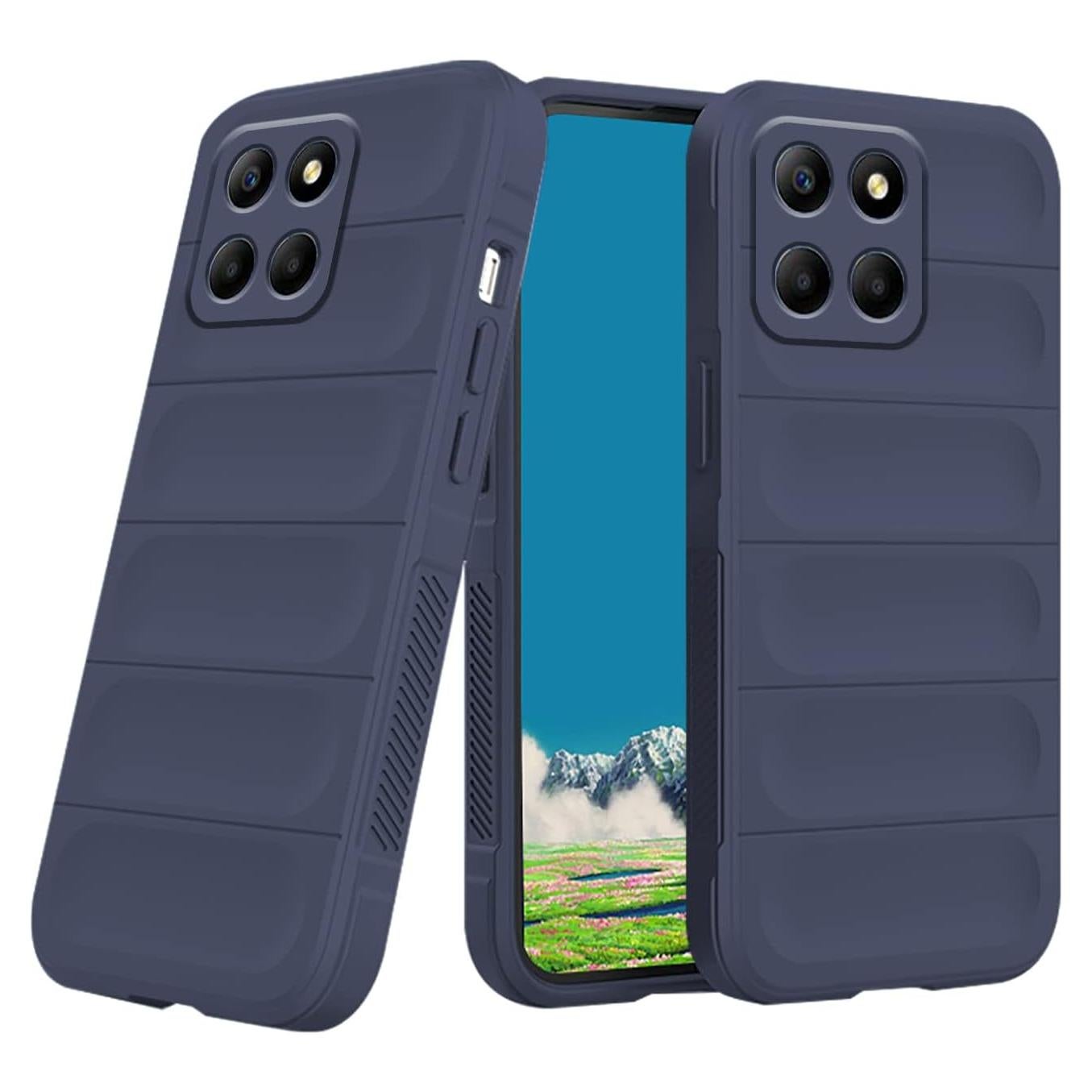 Funda de Silicona Honor X6 Wousunly Azul Ultra Delgado